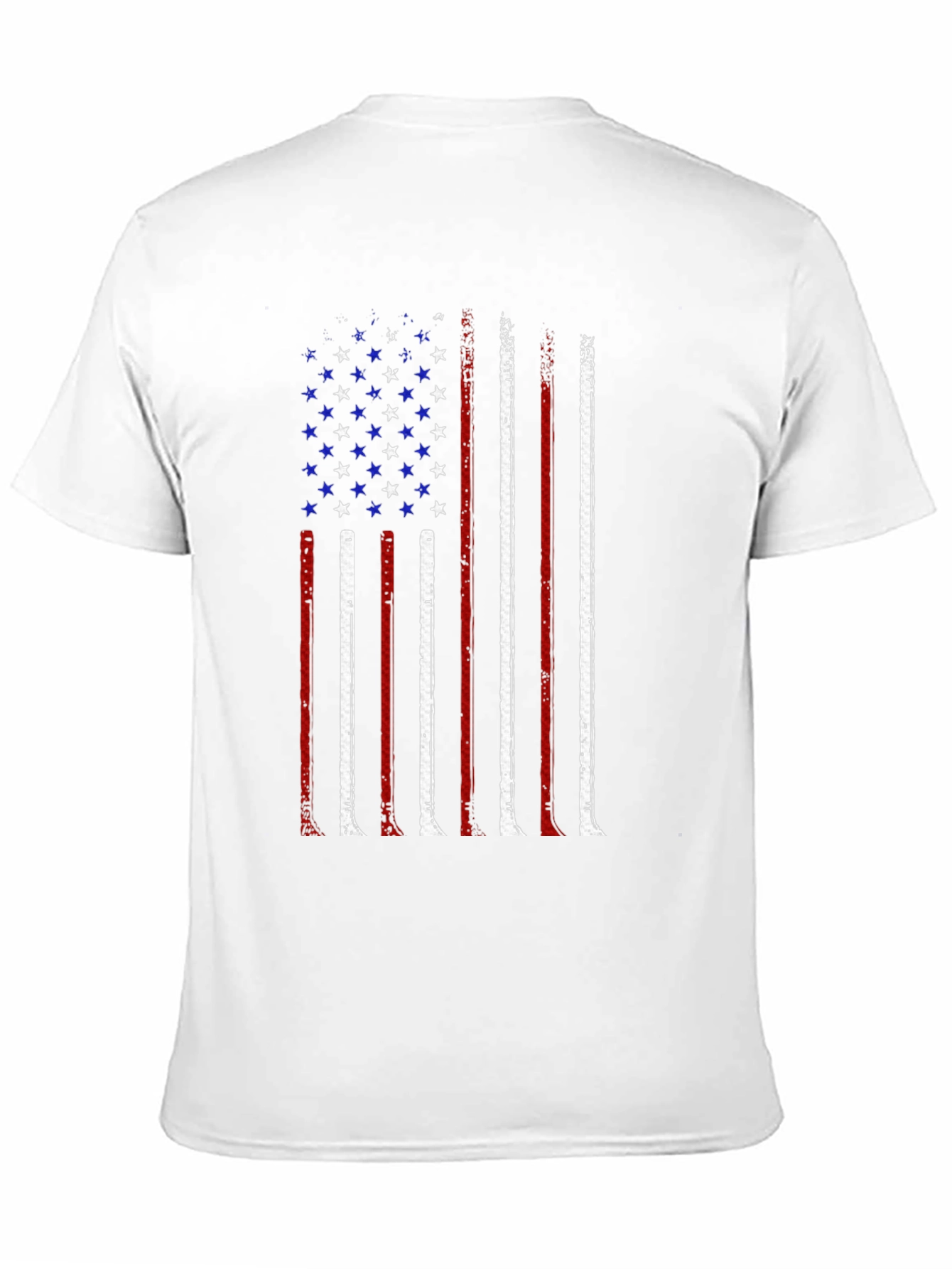 American Flag Distressed Graphic T-Shirt