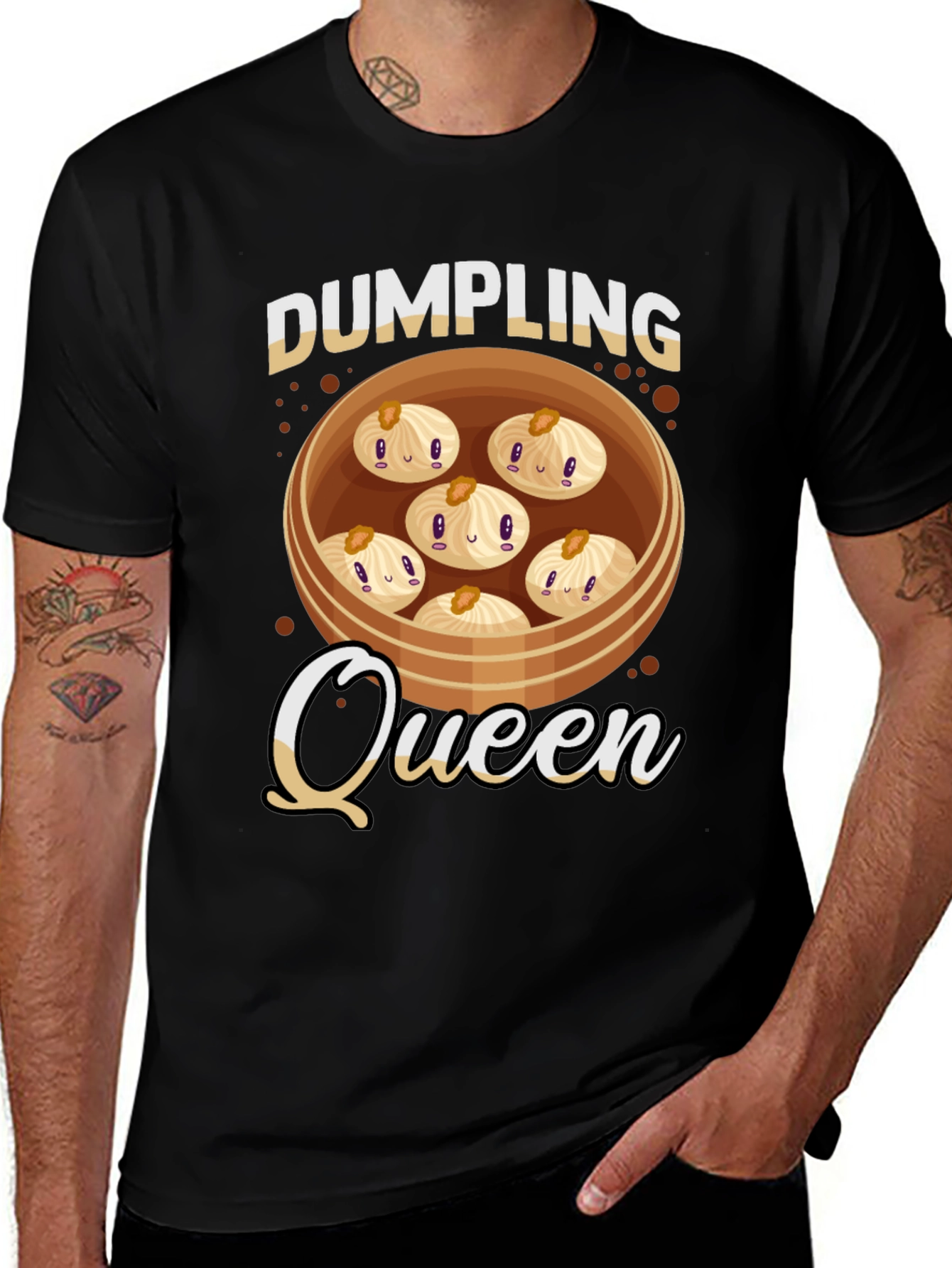 Dumpling Queen T-Shirt - Cute Foodie Tee