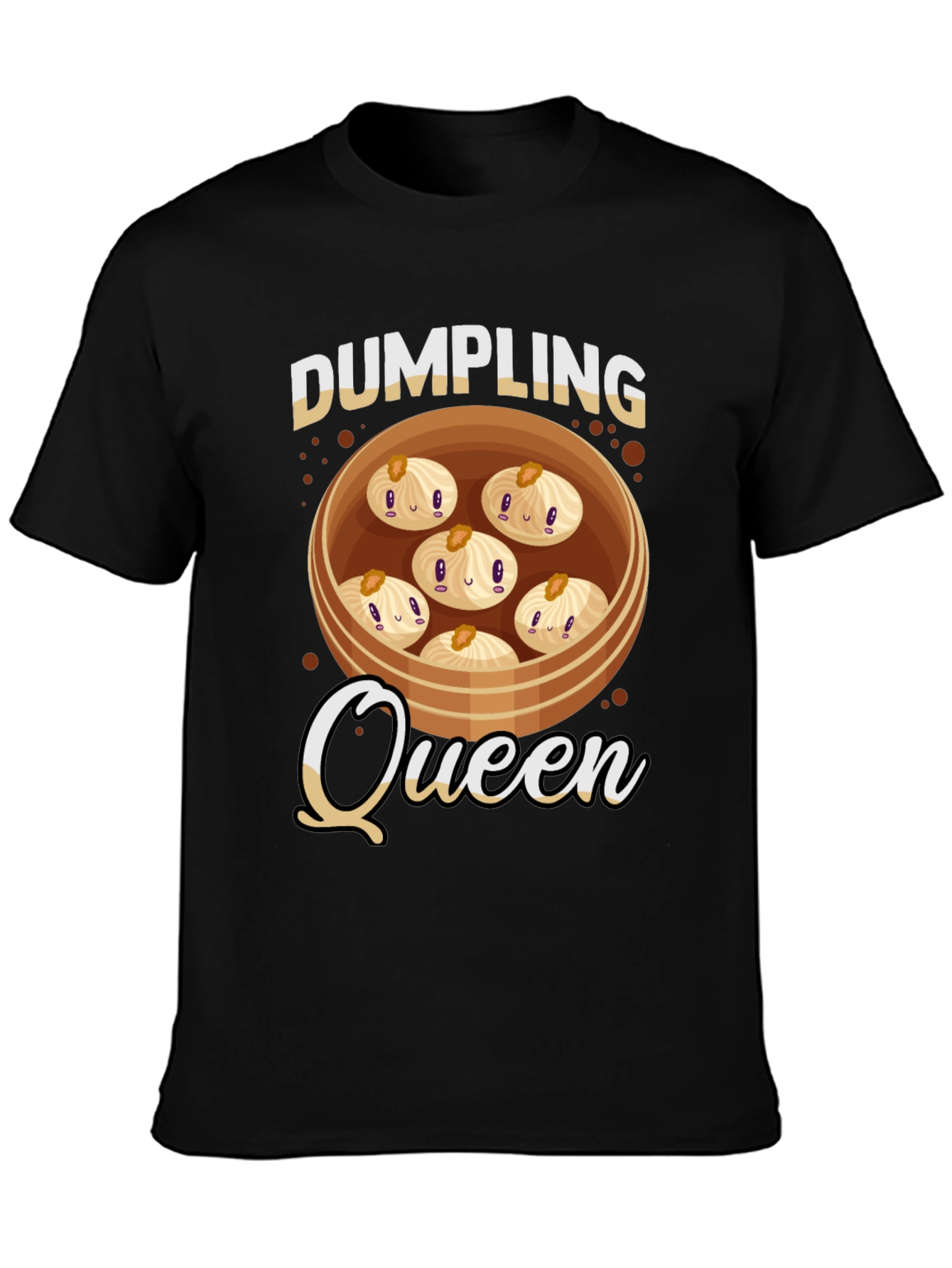 Dumpling Queen T-Shirt - Cute Foodie Tee