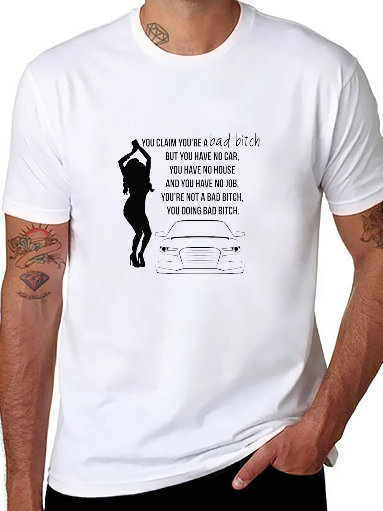 Bad Bitch T-Shirt - Novelty Graphic Tee