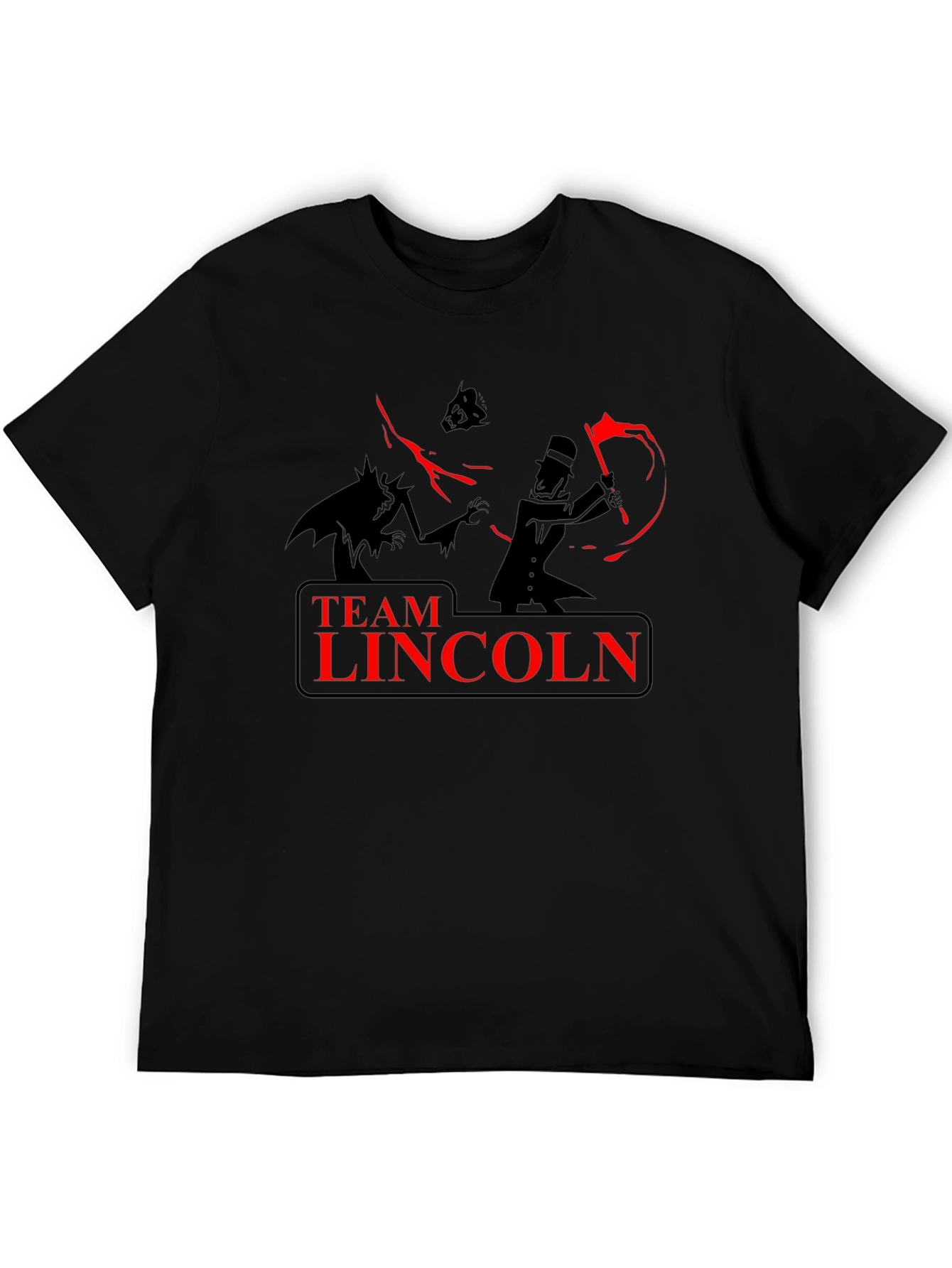 Team Lincoln T-Shirt Funny Vampire Hunter Graphic Tee