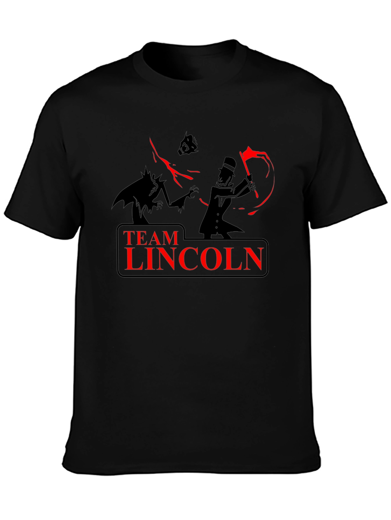 Team Lincoln T-Shirt Funny Vampire Hunter Graphic Tee