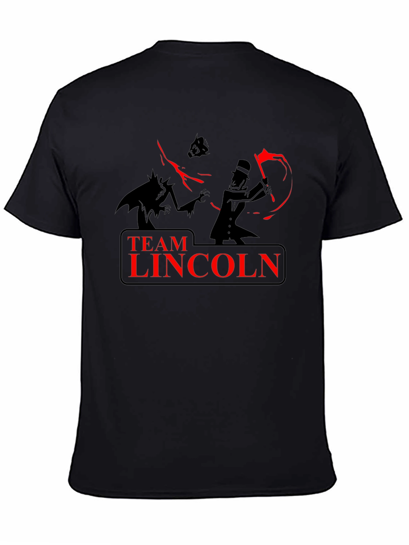 Team Lincoln T-Shirt Funny Vampire Hunter Graphic Tee