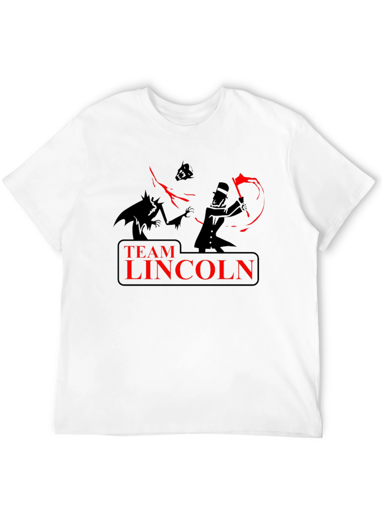 Team Lincoln T-Shirt Funny Vampire Hunter Graphic Tee