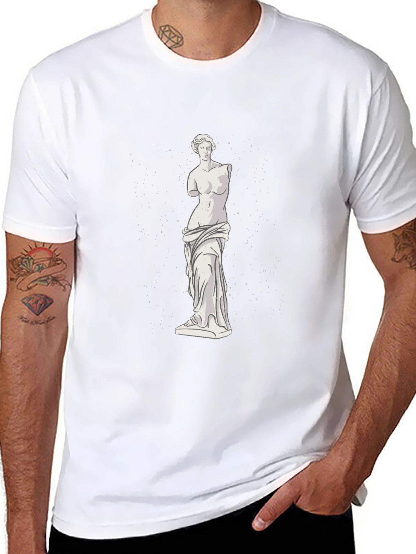 Venus de Milo Graphic Tee - Classic Art T-Shirt