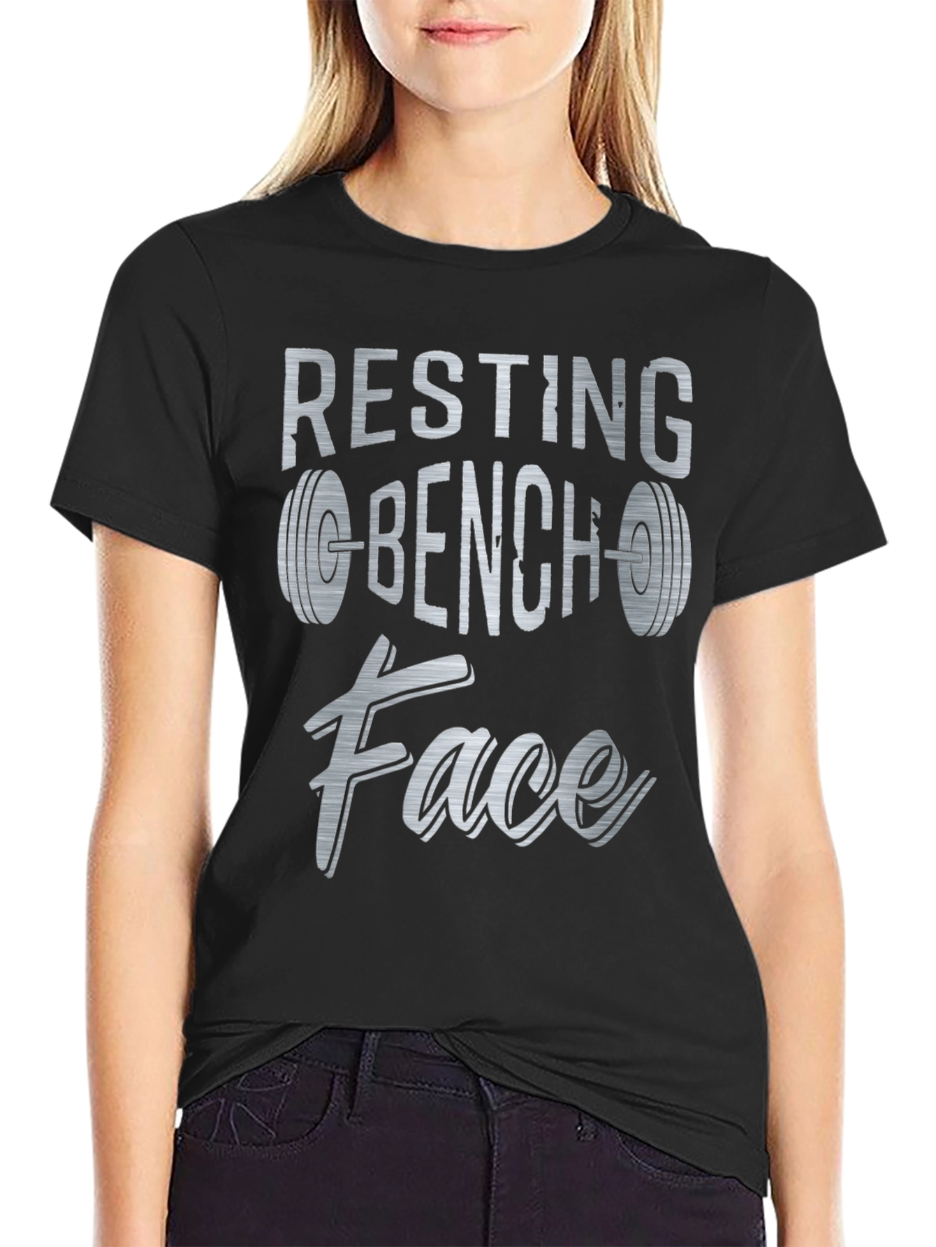 Resting Bench Face Graphic T-Shirt