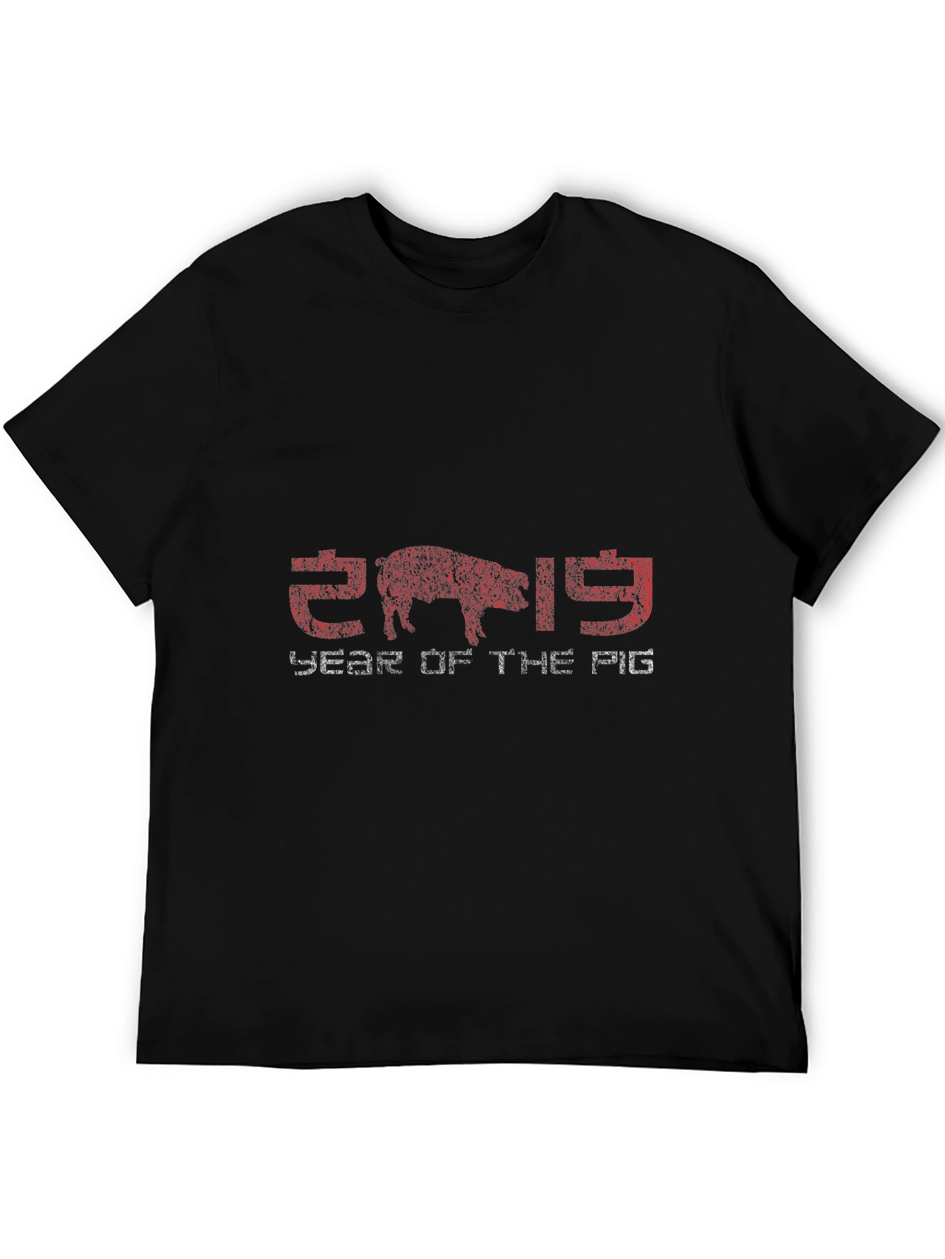 Year of the Pig 2019 Black T-Shirt