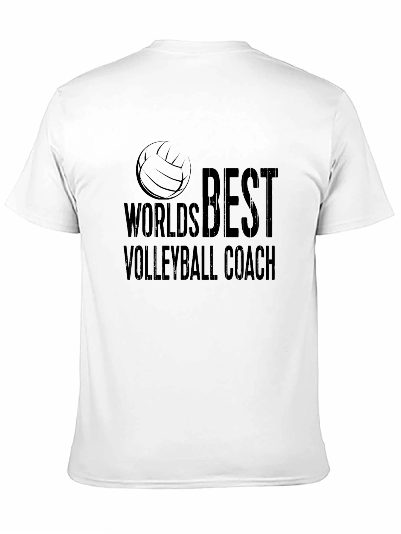 Worlds Best Volleyball Coach Black T-Shirt