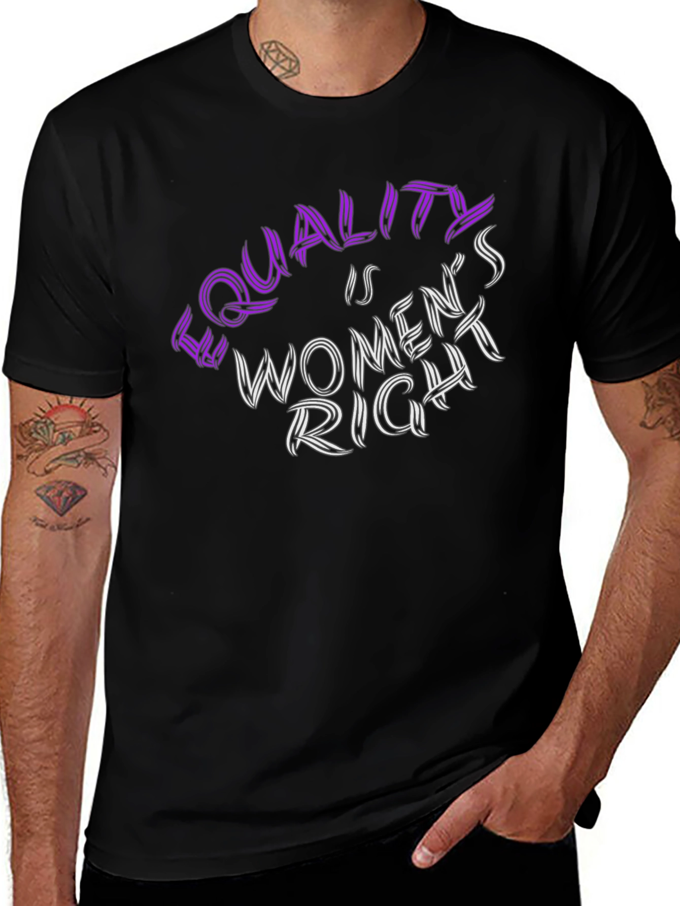 Equality is Womens Right Graphic T-Shirt