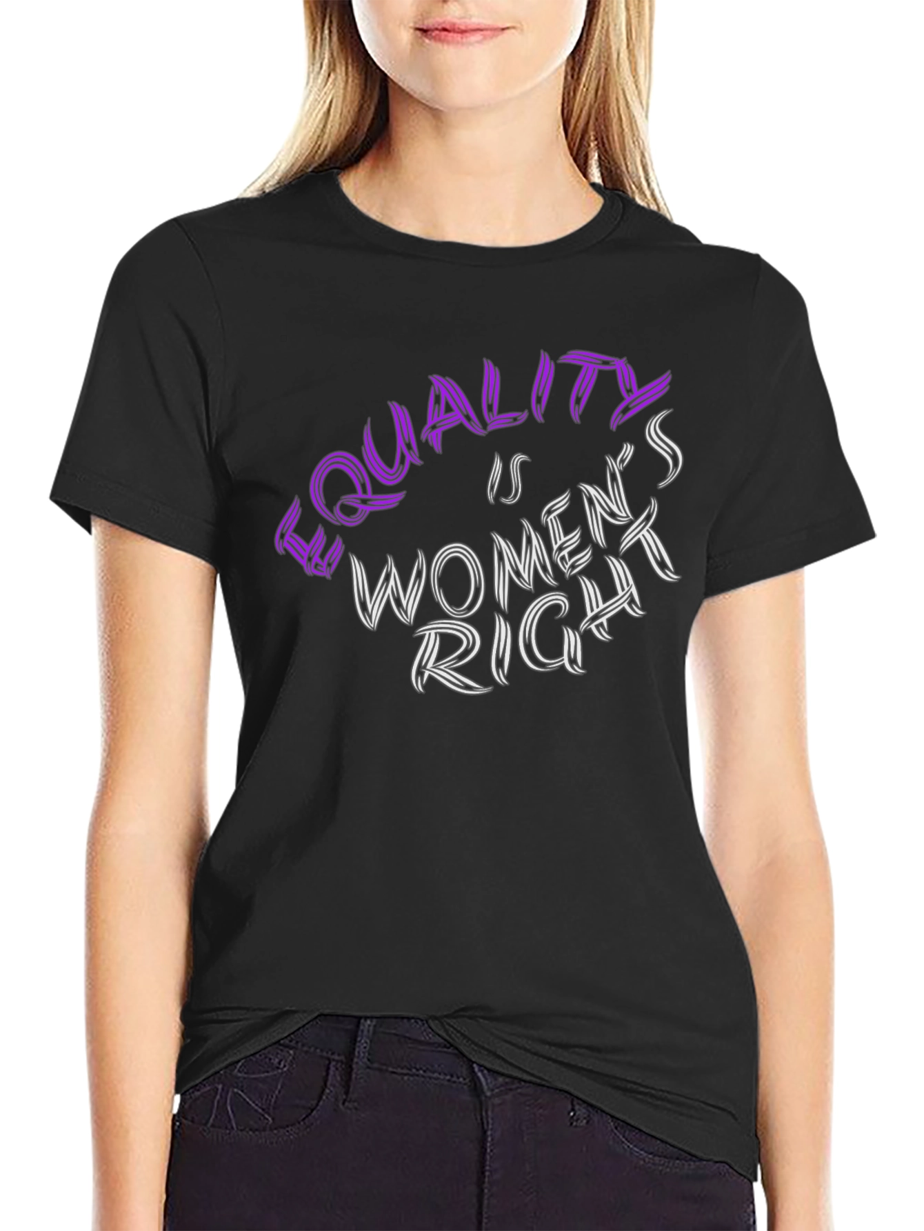 Equality is Womens Right Graphic T-Shirt