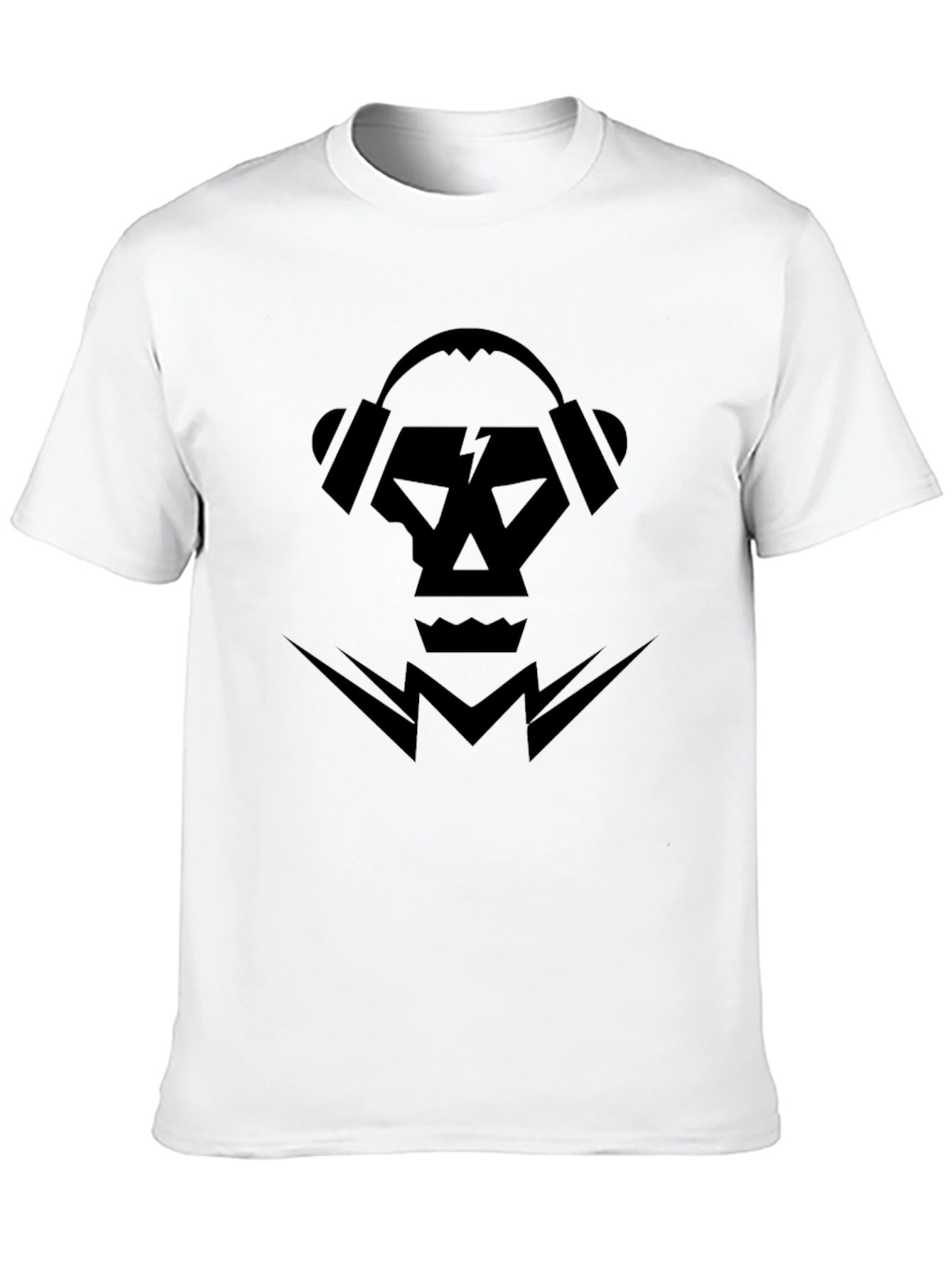 Skull Headphones Graphic Tee - Cool Design