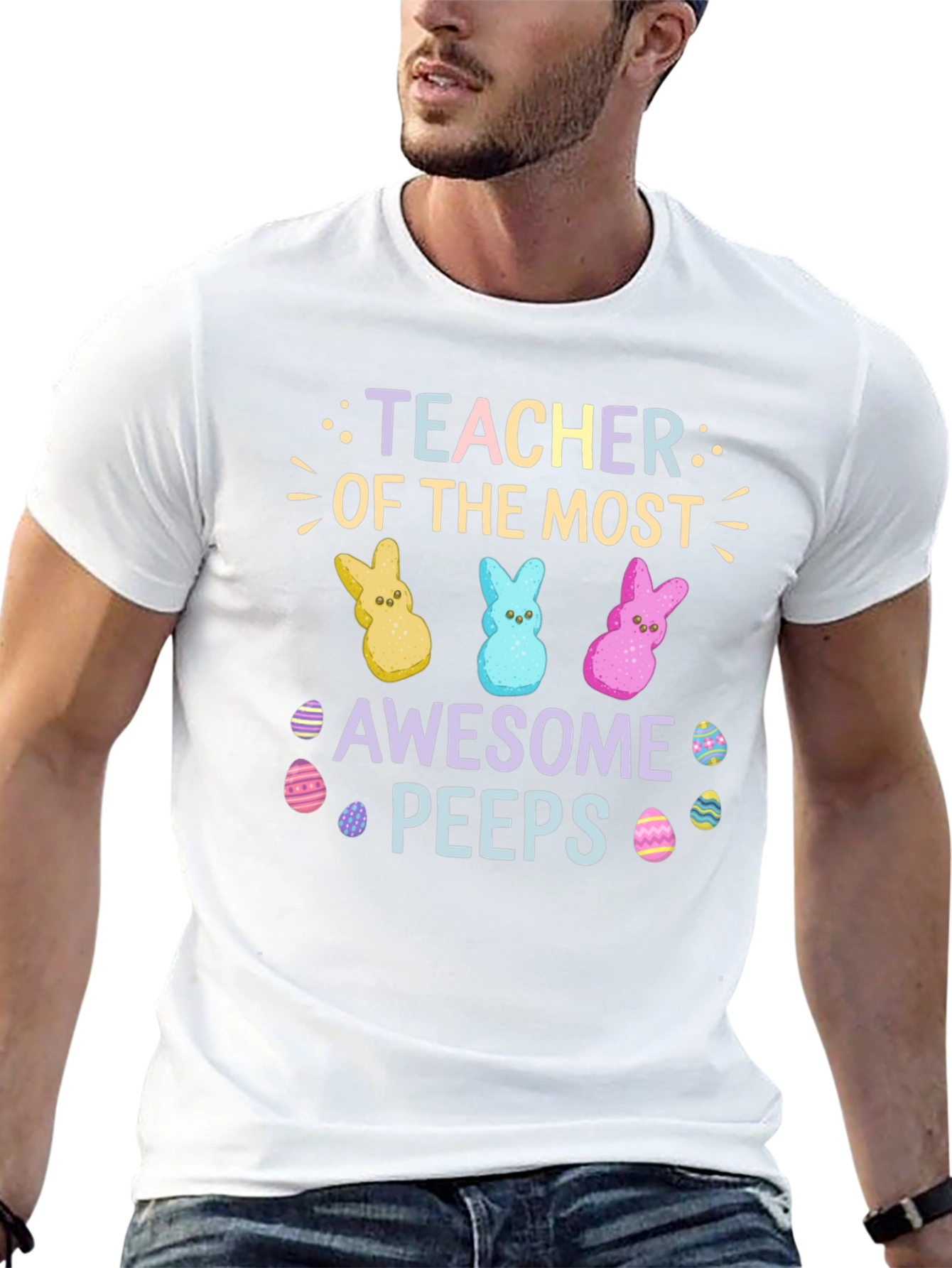 Teacher Of The Most Awesome Peeps Easter T-Shirt