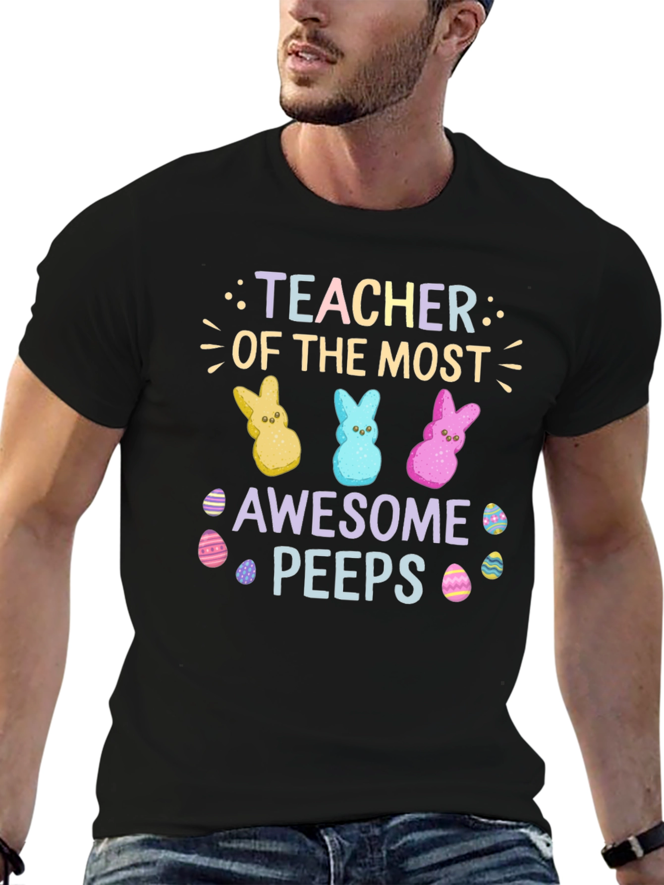 Teacher Of The Most Awesome Peeps Easter T-Shirt