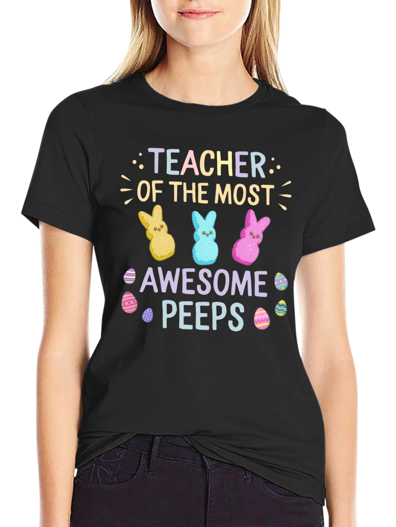 Teacher Of The Most Awesome Peeps Easter T-Shirt