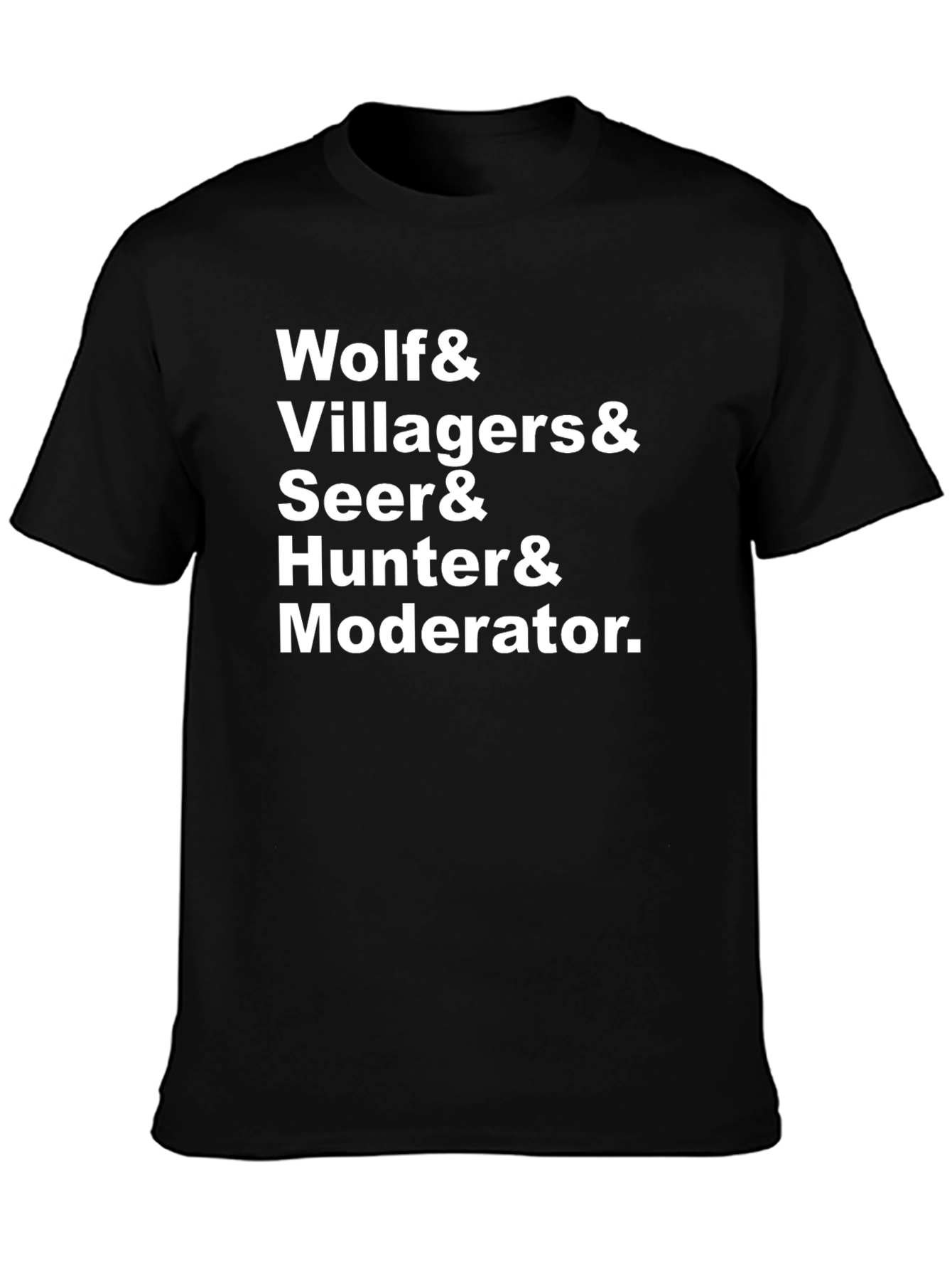 Wolf & Villagers & More Graphic T-Shirt