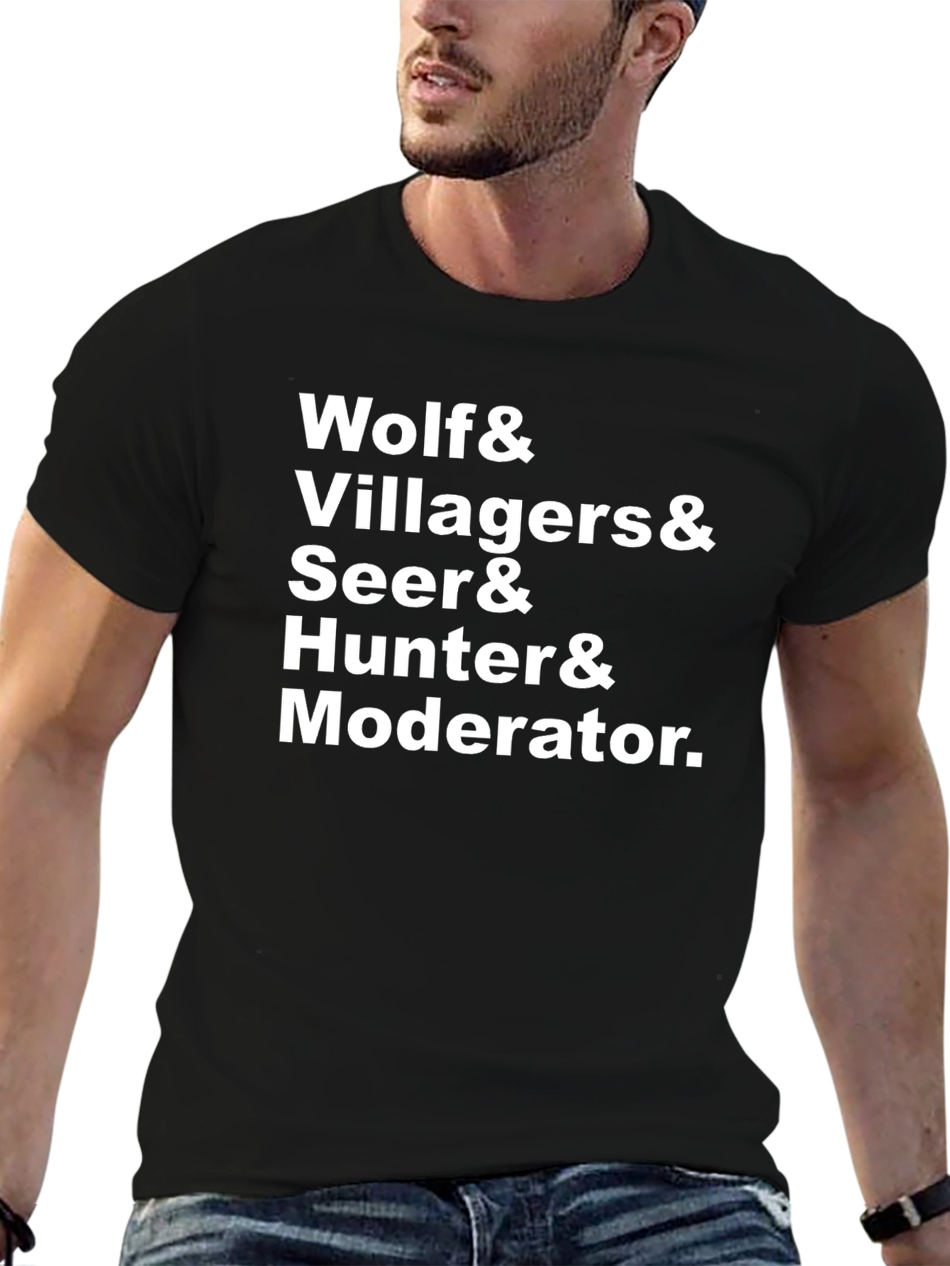 Wolf & Villagers & More Graphic T-Shirt