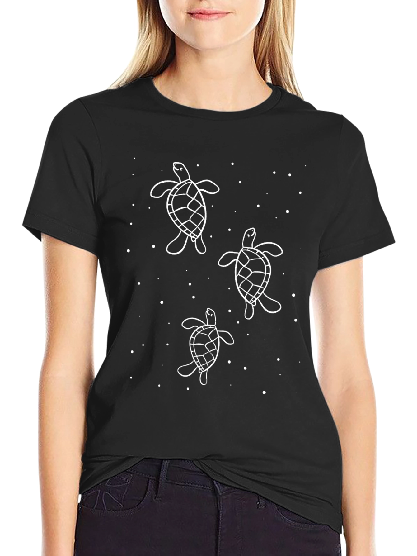 Black Turtle Graphic Tee