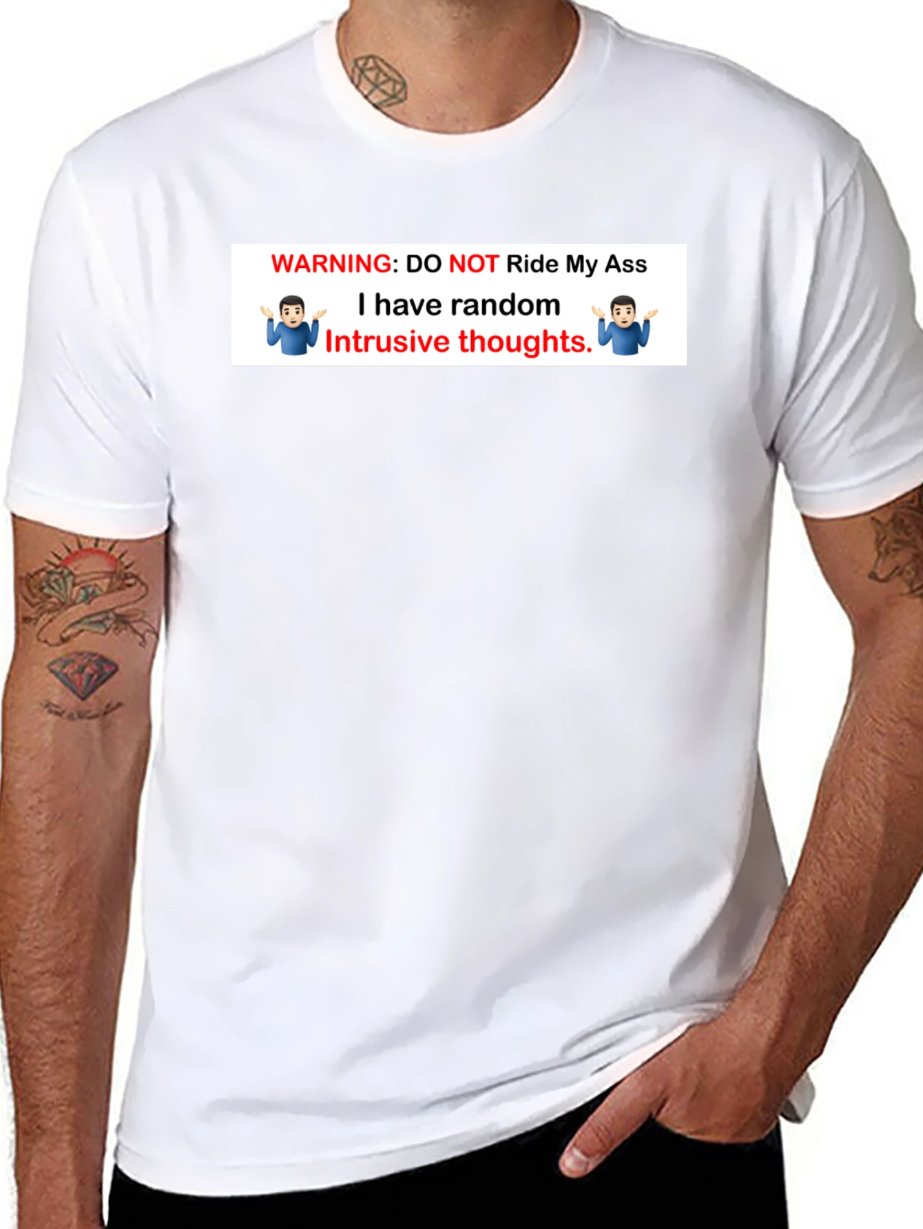 Warning: Do Not Ride My Ass T-Shirt