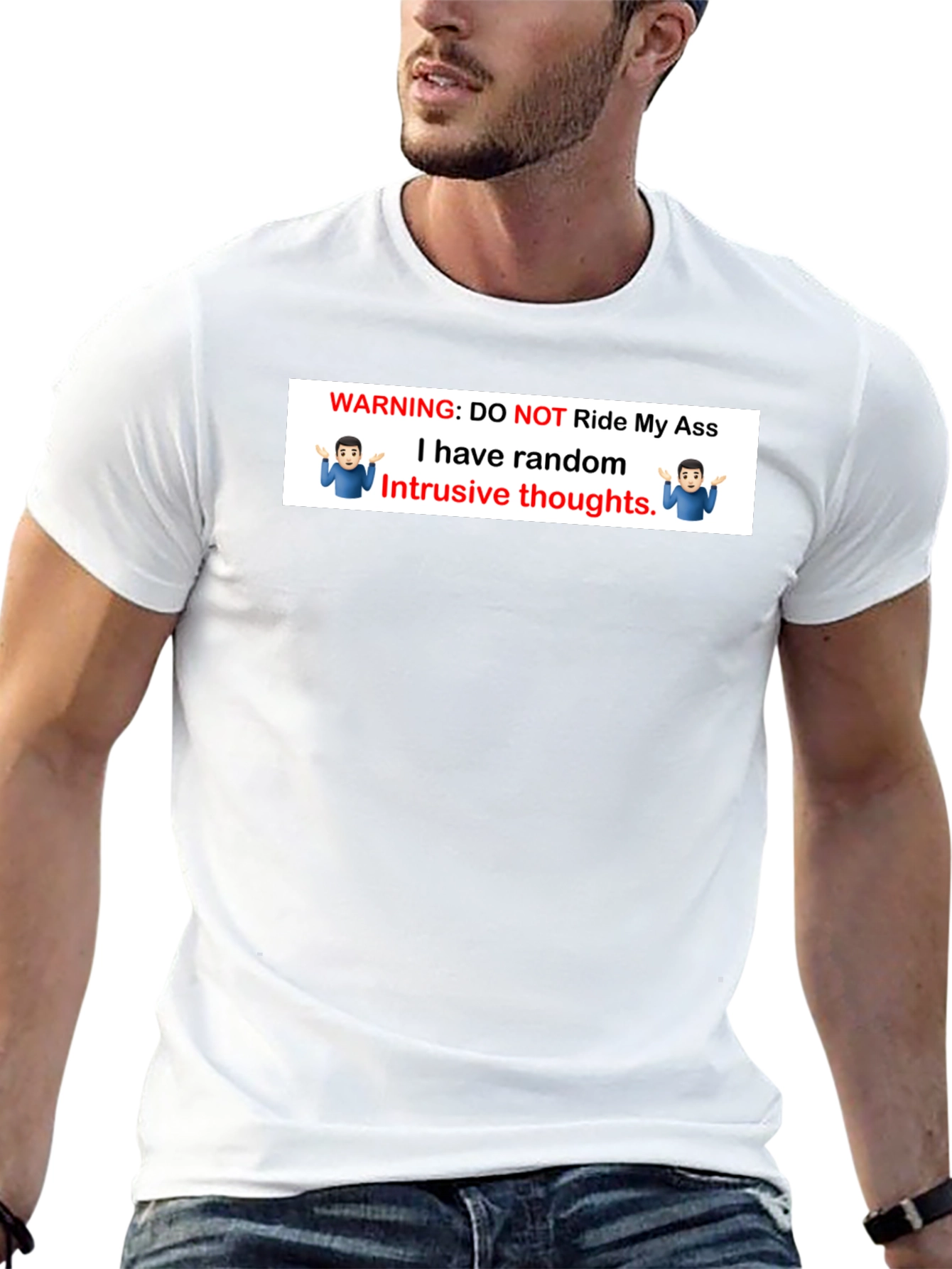 Warning: Do Not Ride My Ass T-Shirt