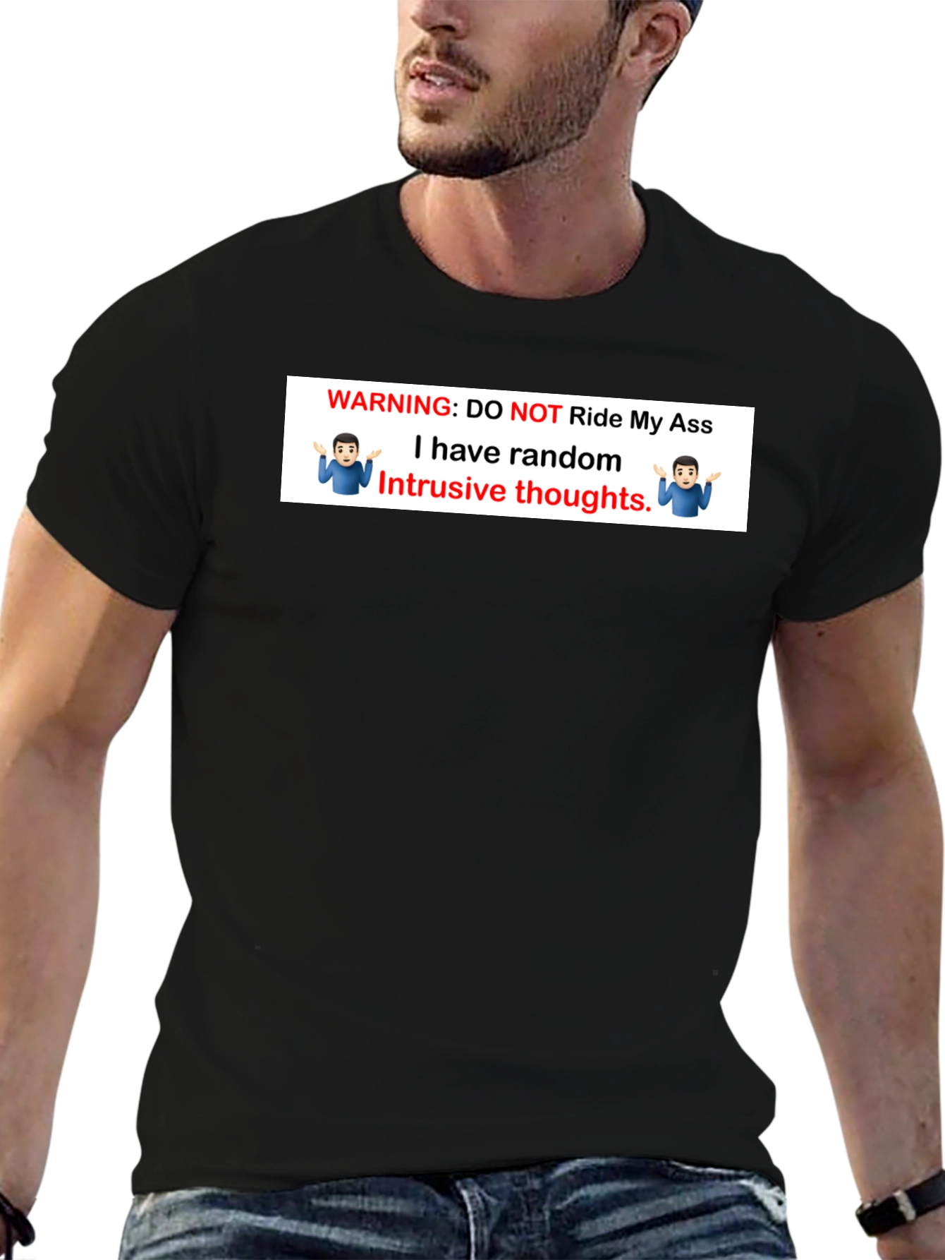 Warning: Do Not Ride My Ass T-Shirt