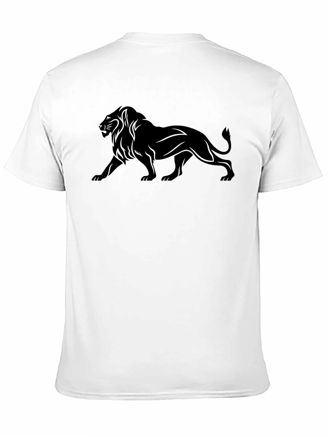 Black Lion Graphic Tee - Mens Fashion