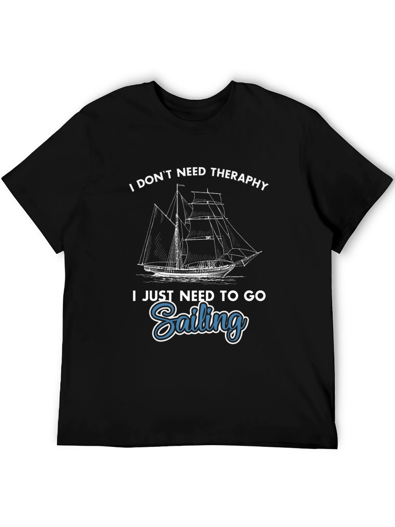 Sailing Therapy T-Shirt - Ocean Lover Tee