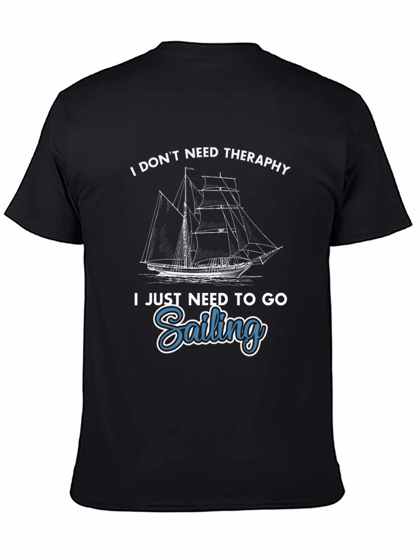 Sailing Therapy T-Shirt - Ocean Lover Tee
