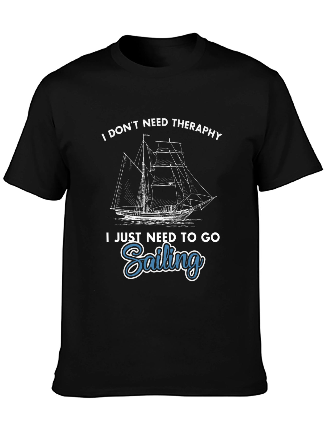 Sailing Therapy T-Shirt - Ocean Lover Tee