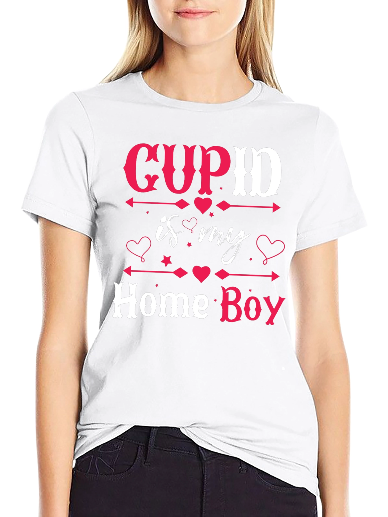 Cupid is My Home Boy Valentines Day T-Shirt