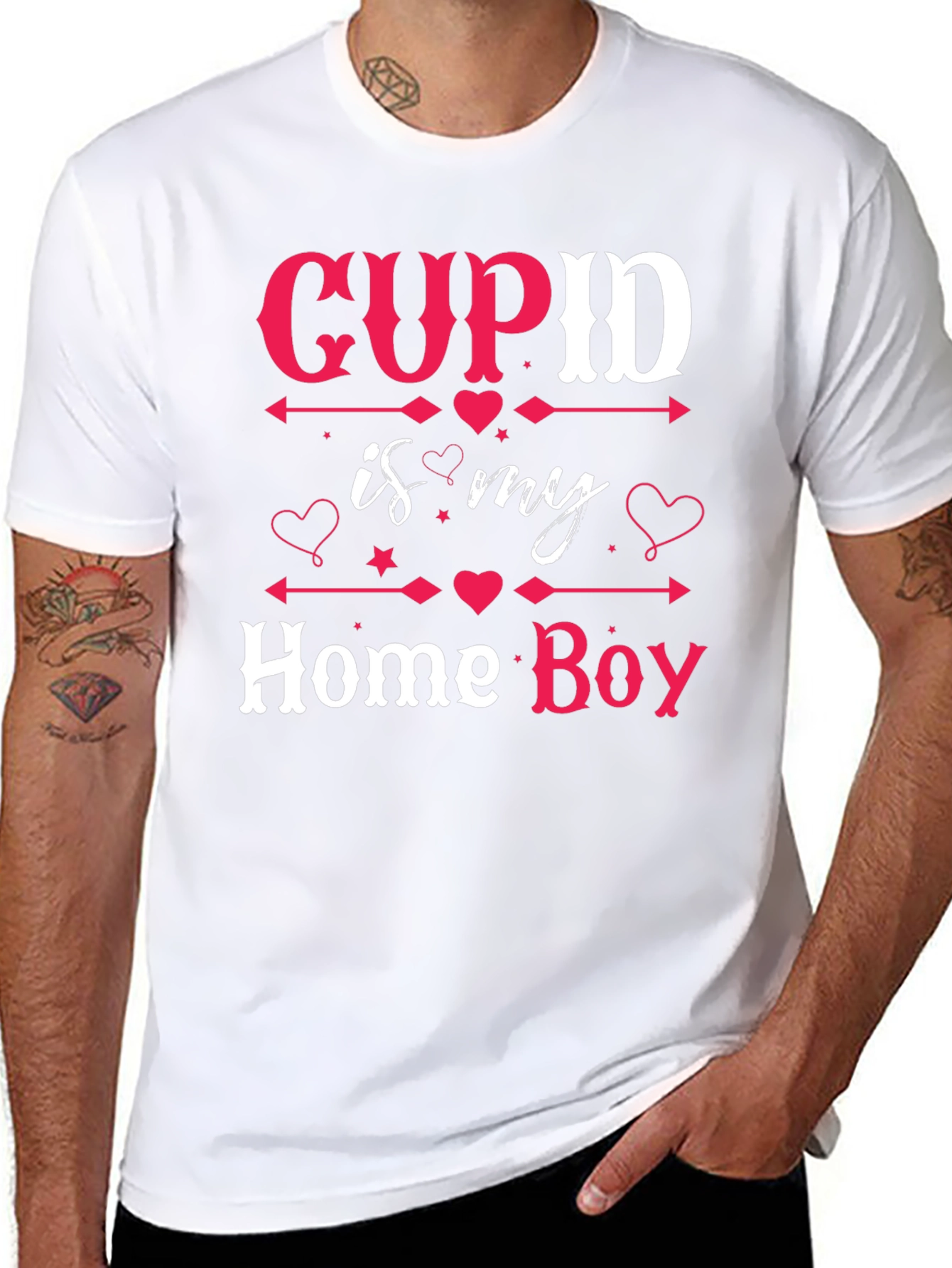 Cupid is My Home Boy Valentines Day T-Shirt