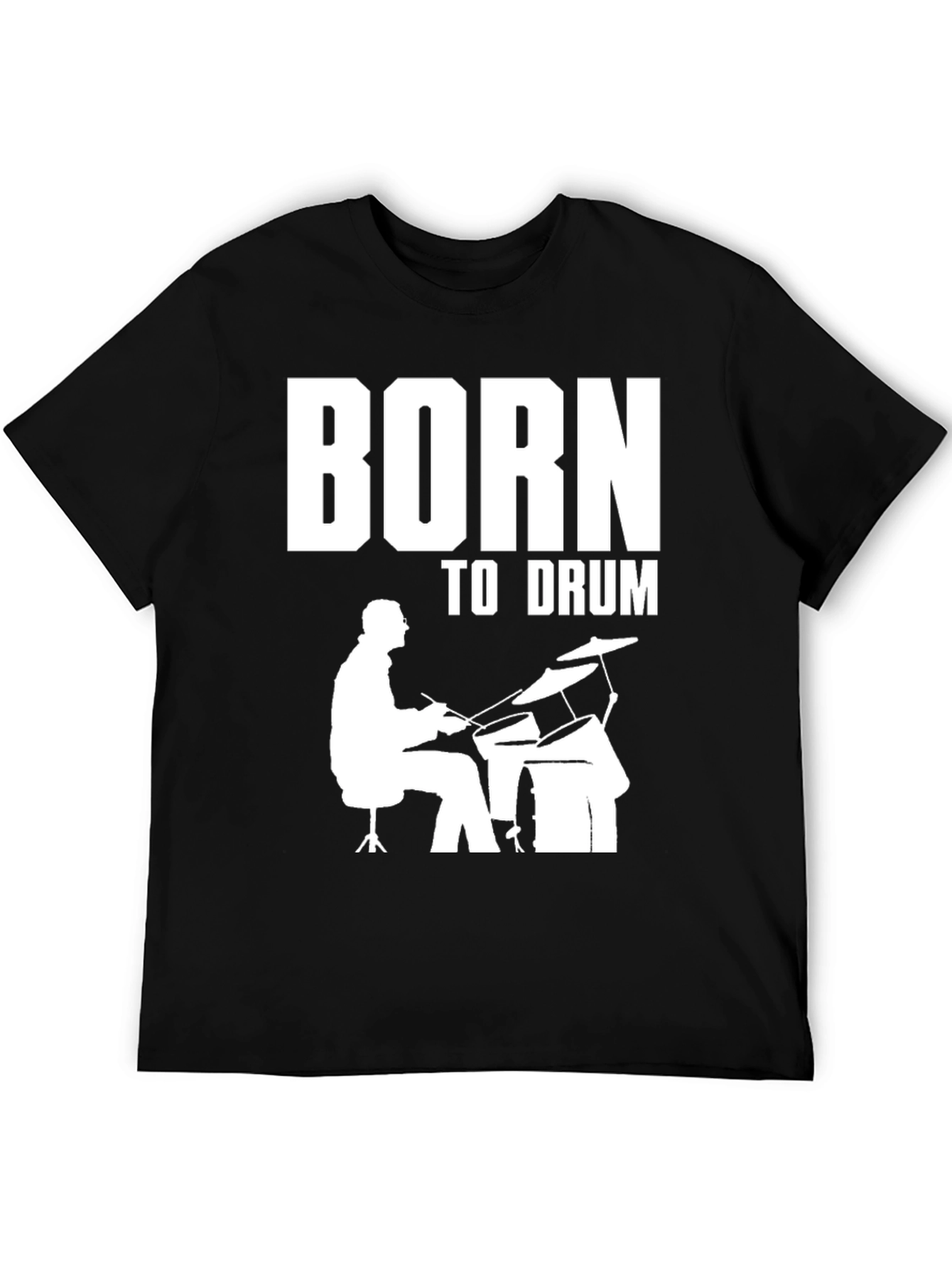 Born to Drum T-Shirt - Drummer Graphic Tee