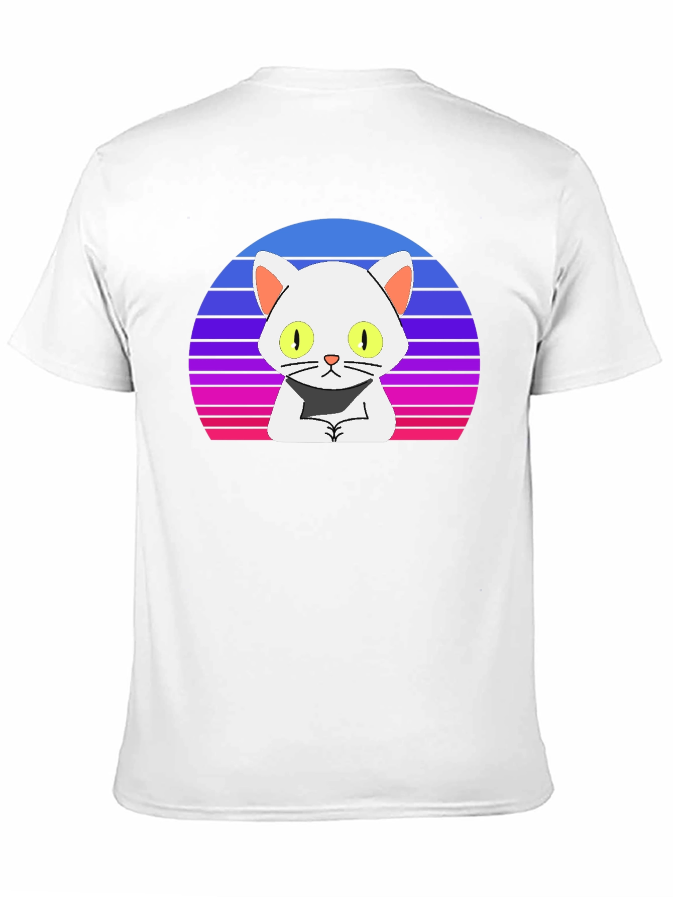 Retro Cat T-Shirt - Cool Cartoon Design
