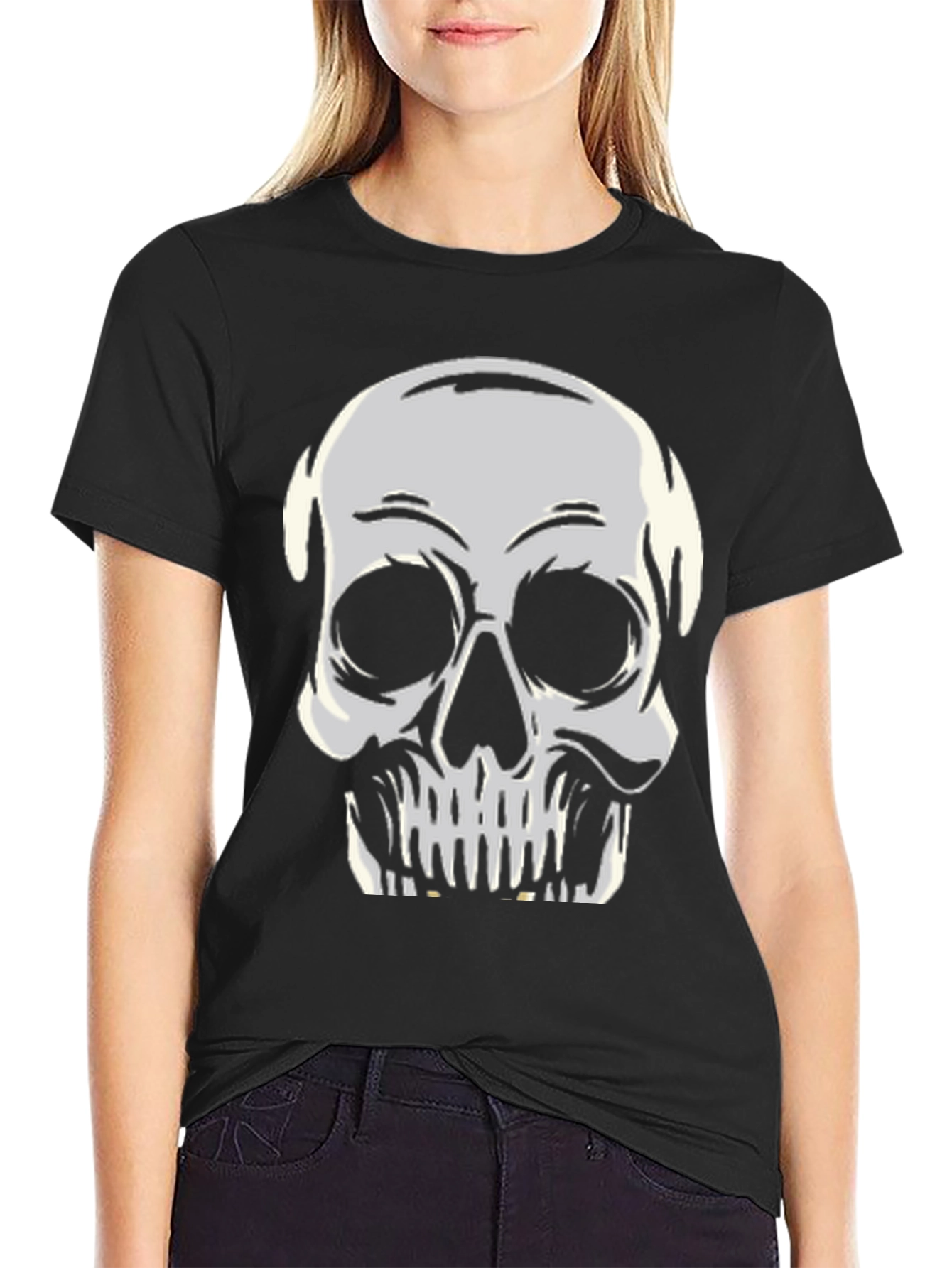 Skull Graphic Black T-Shirt