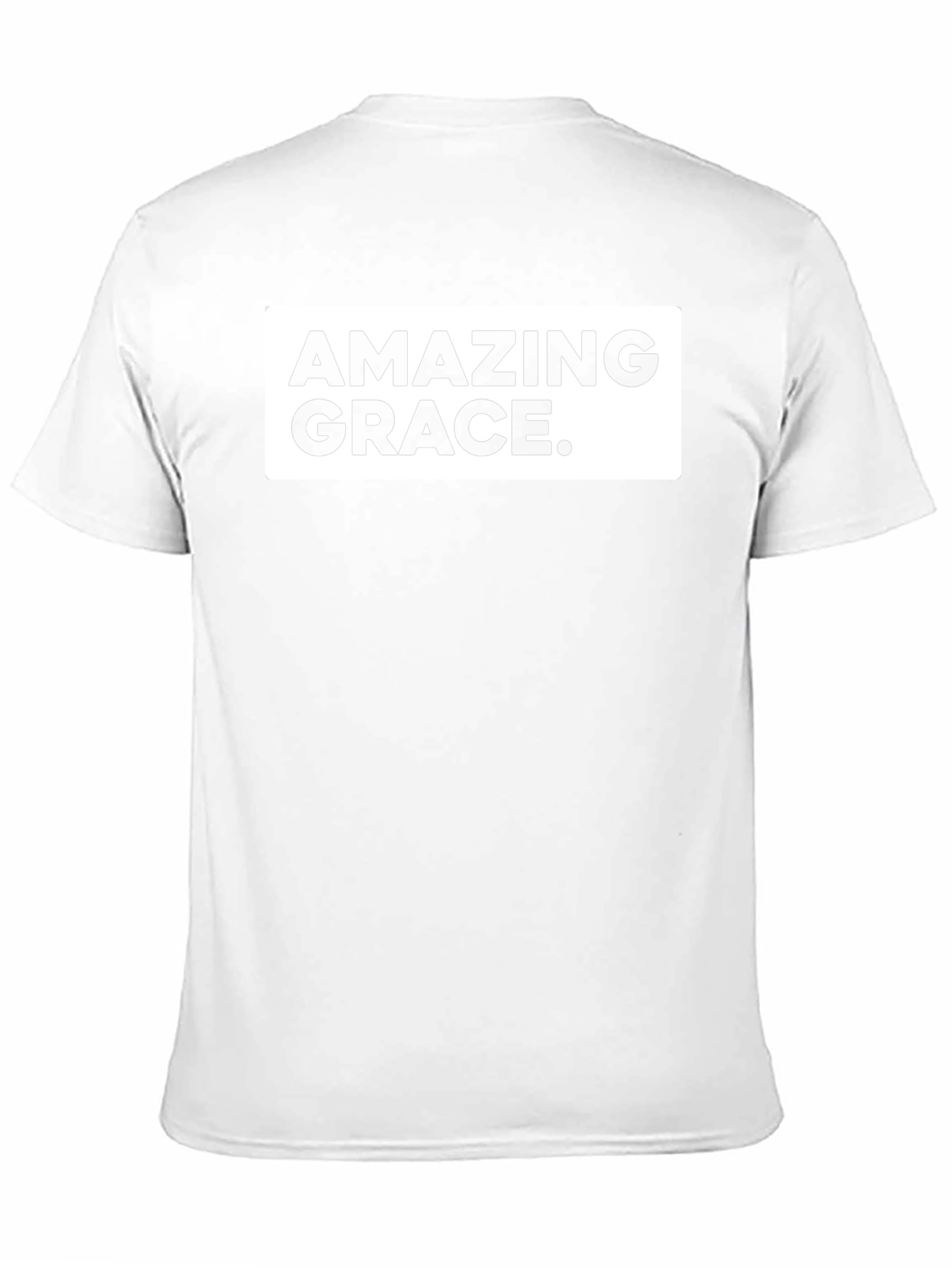 Amazing Grace Black Tee - Classic Design