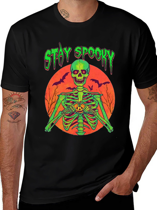 Stay Spooky Skeleton Graphic Tee