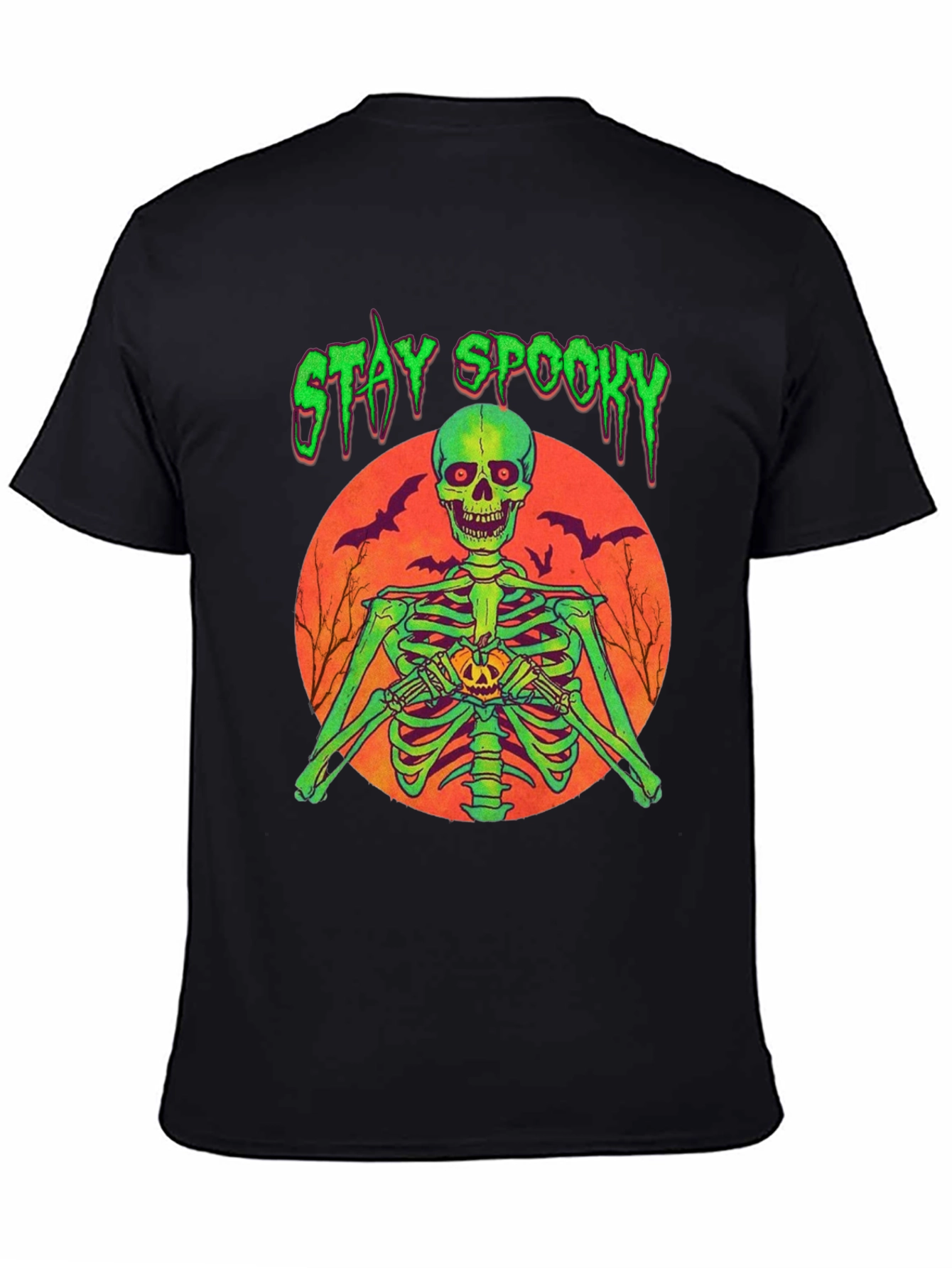 Stay Spooky Skeleton Graphic Tee