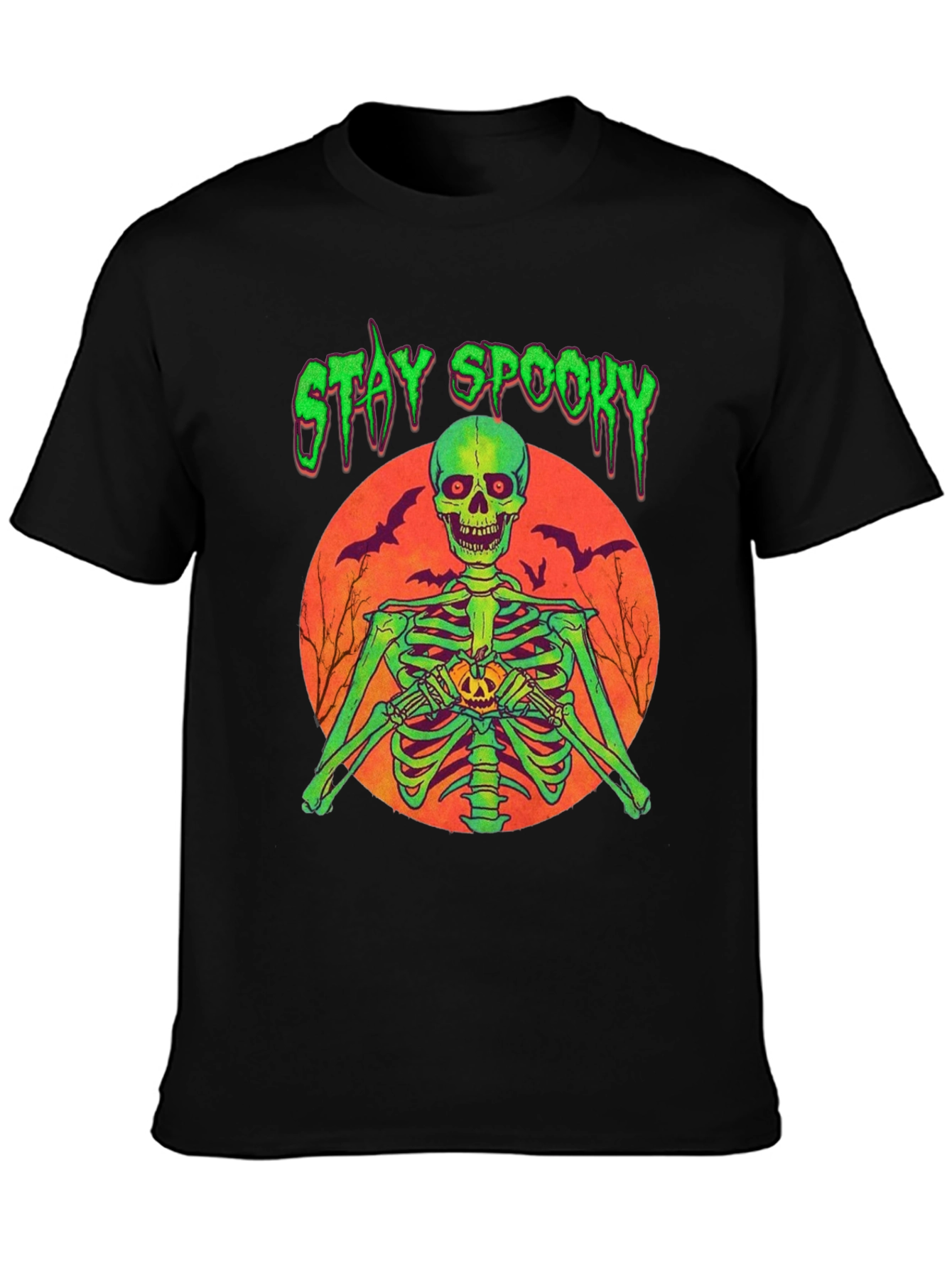 Stay Spooky Skeleton Graphic Tee