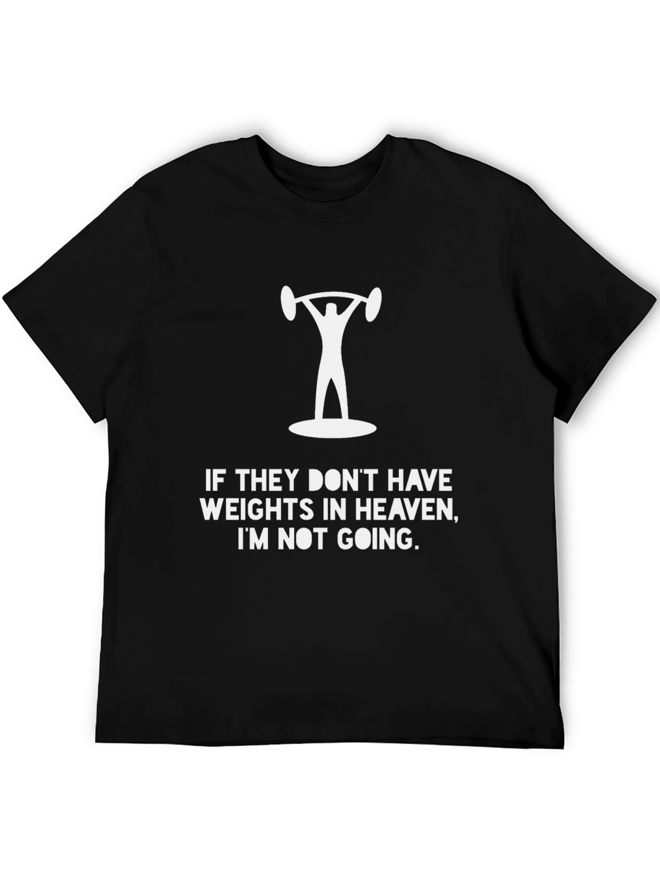 Weightlifting Heaven Graphic Tee - Black