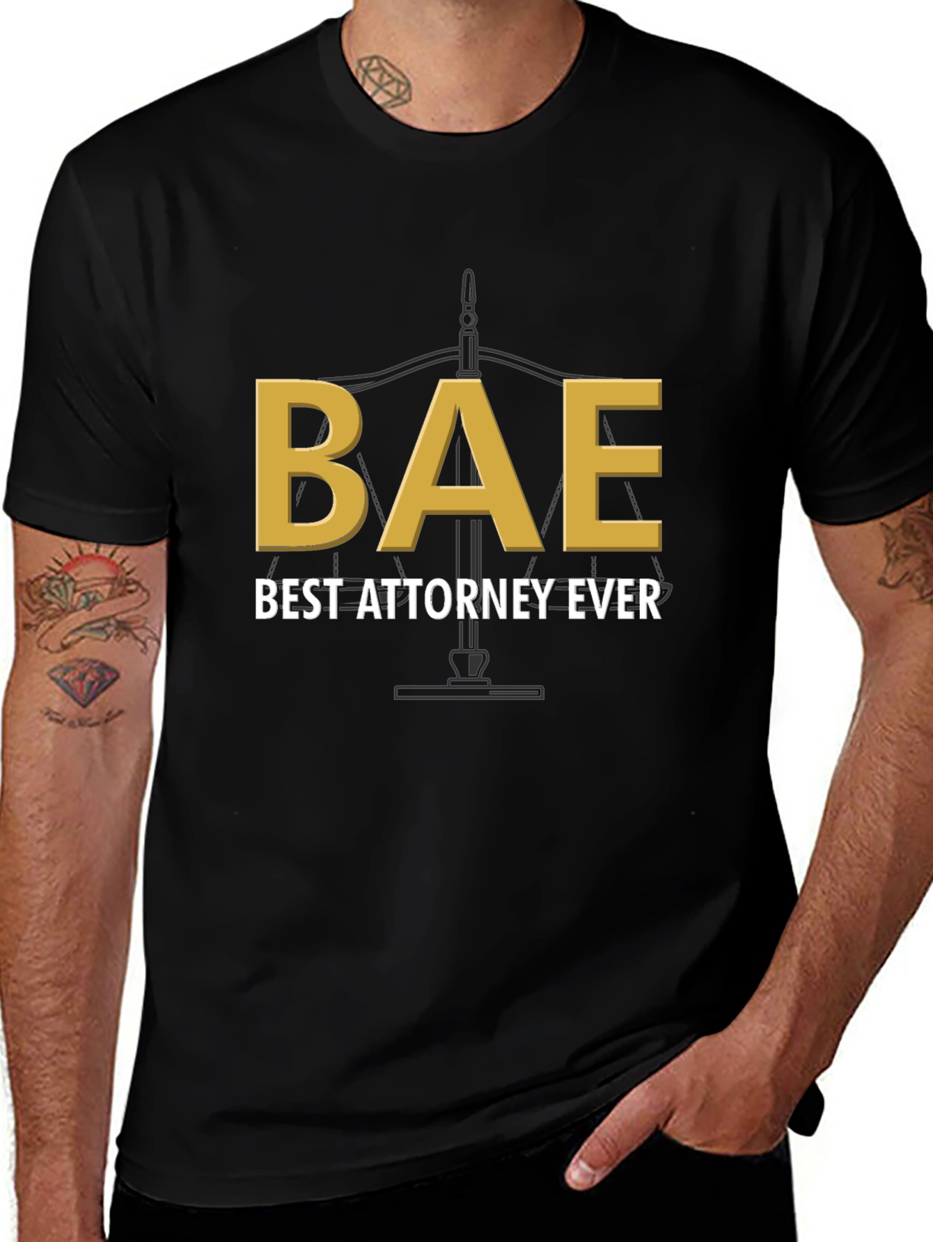 BAE Best Attorney Ever Graphic T-Shirt
