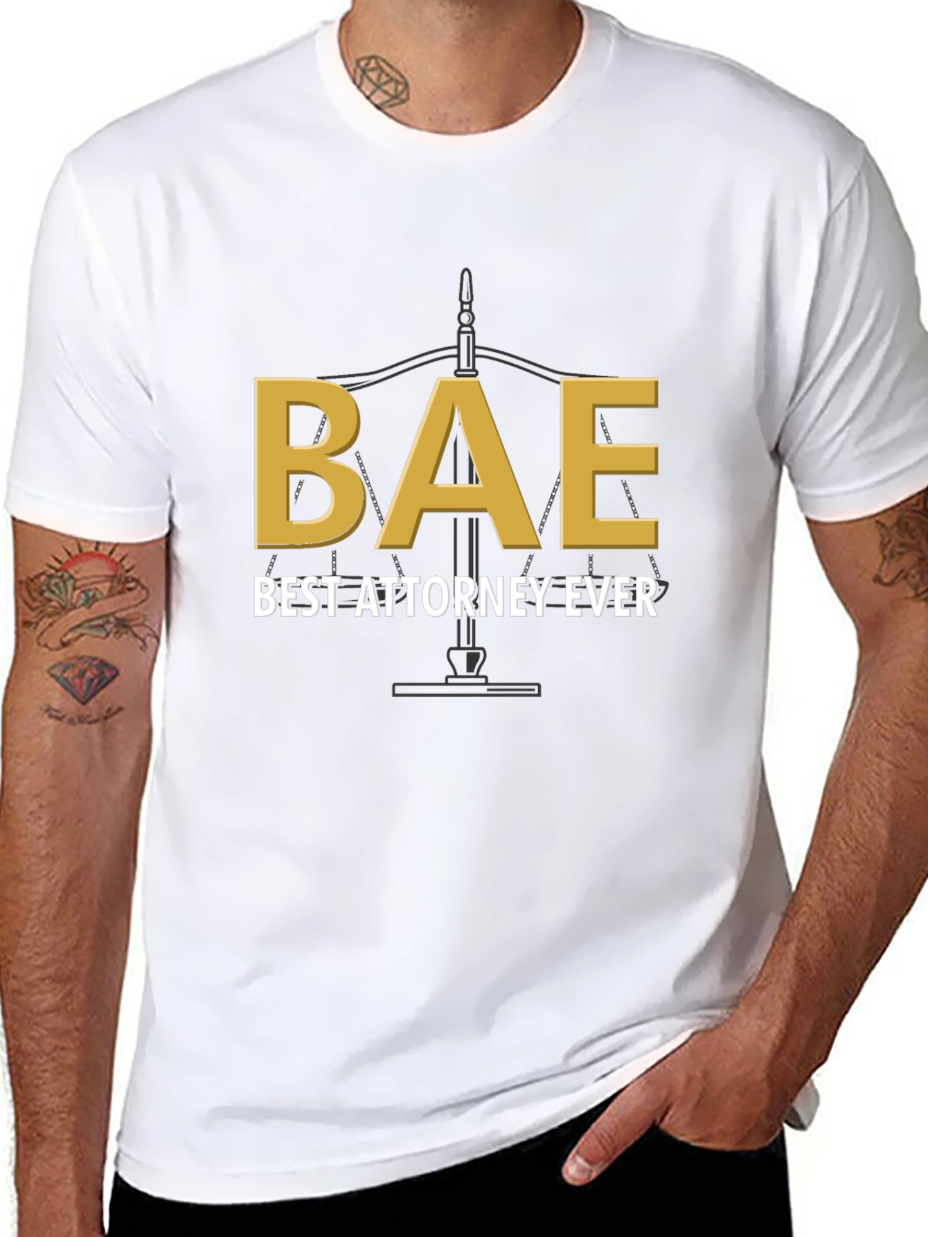 BAE Best Attorney Ever Graphic T-Shirt