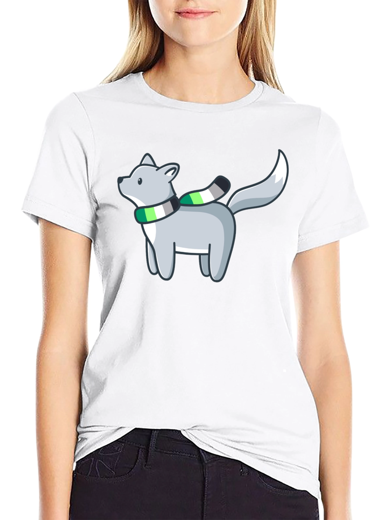 Aromantic Pride Dog T-Shirt