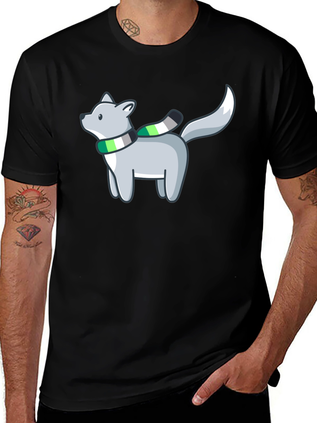 Aromantic Pride Dog T-Shirt