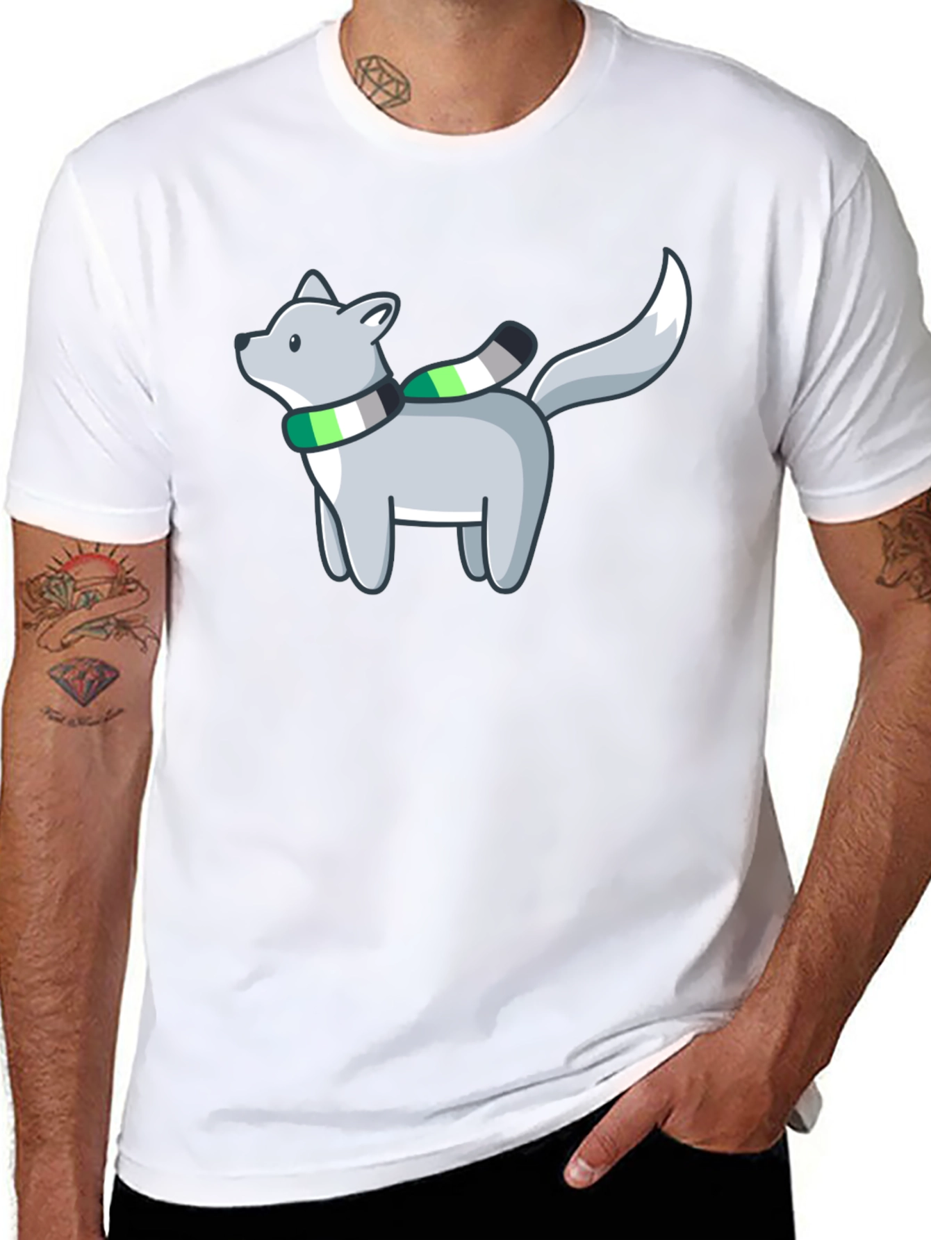 Aromantic Pride Dog T-Shirt