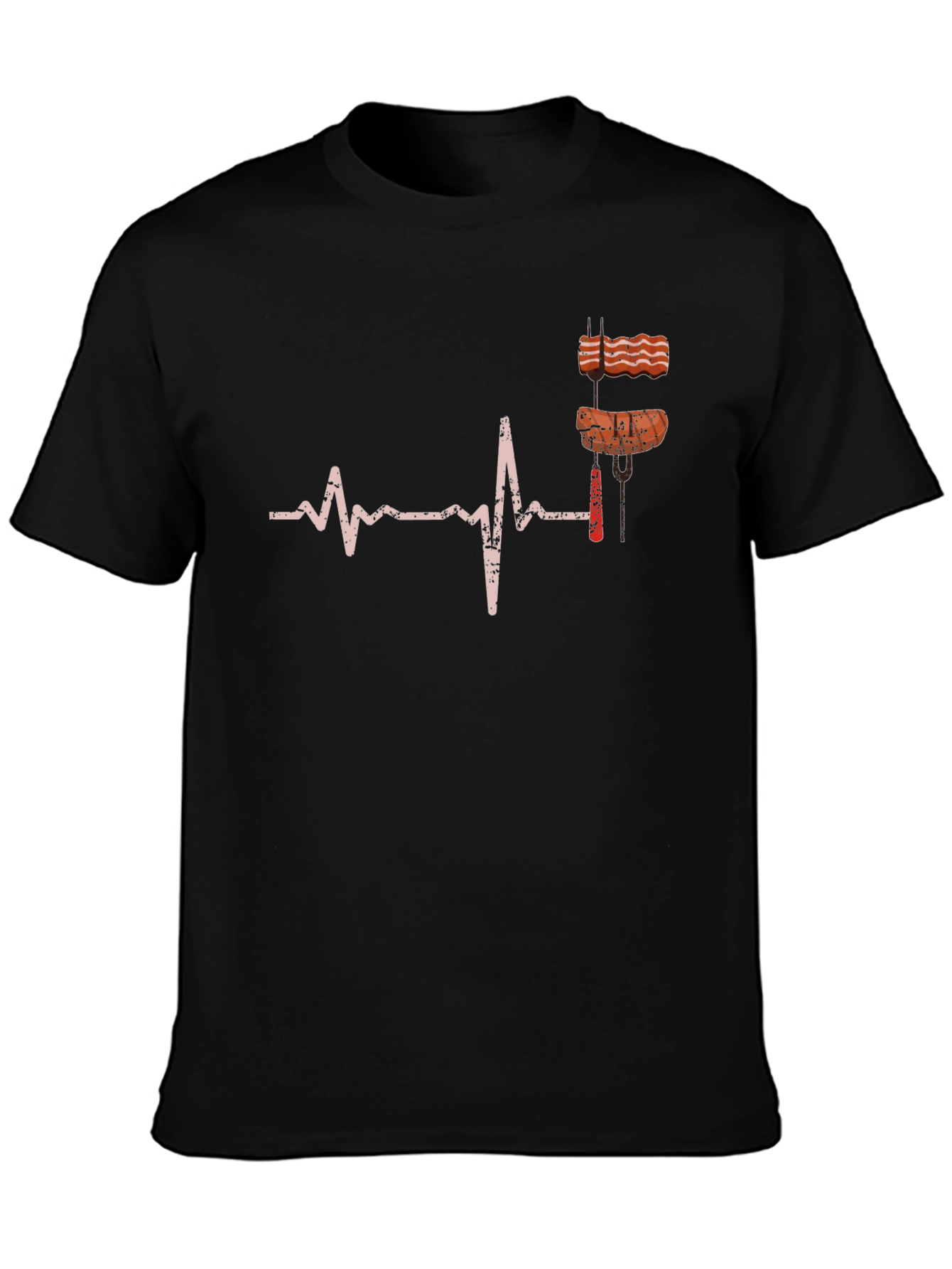BBQ Lovers Heartbeat T-Shirt