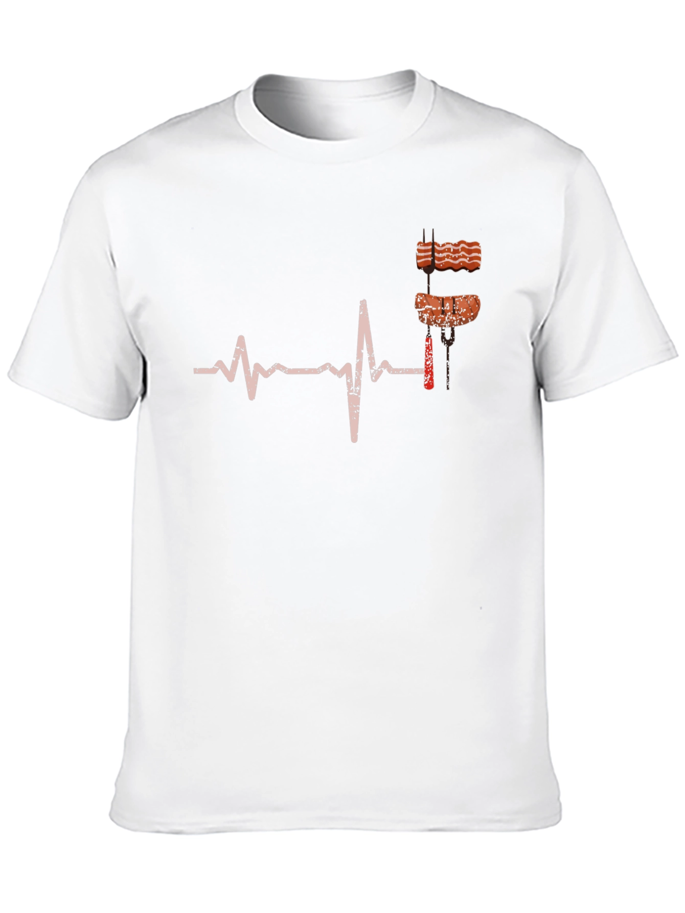 BBQ Lovers Heartbeat T-Shirt