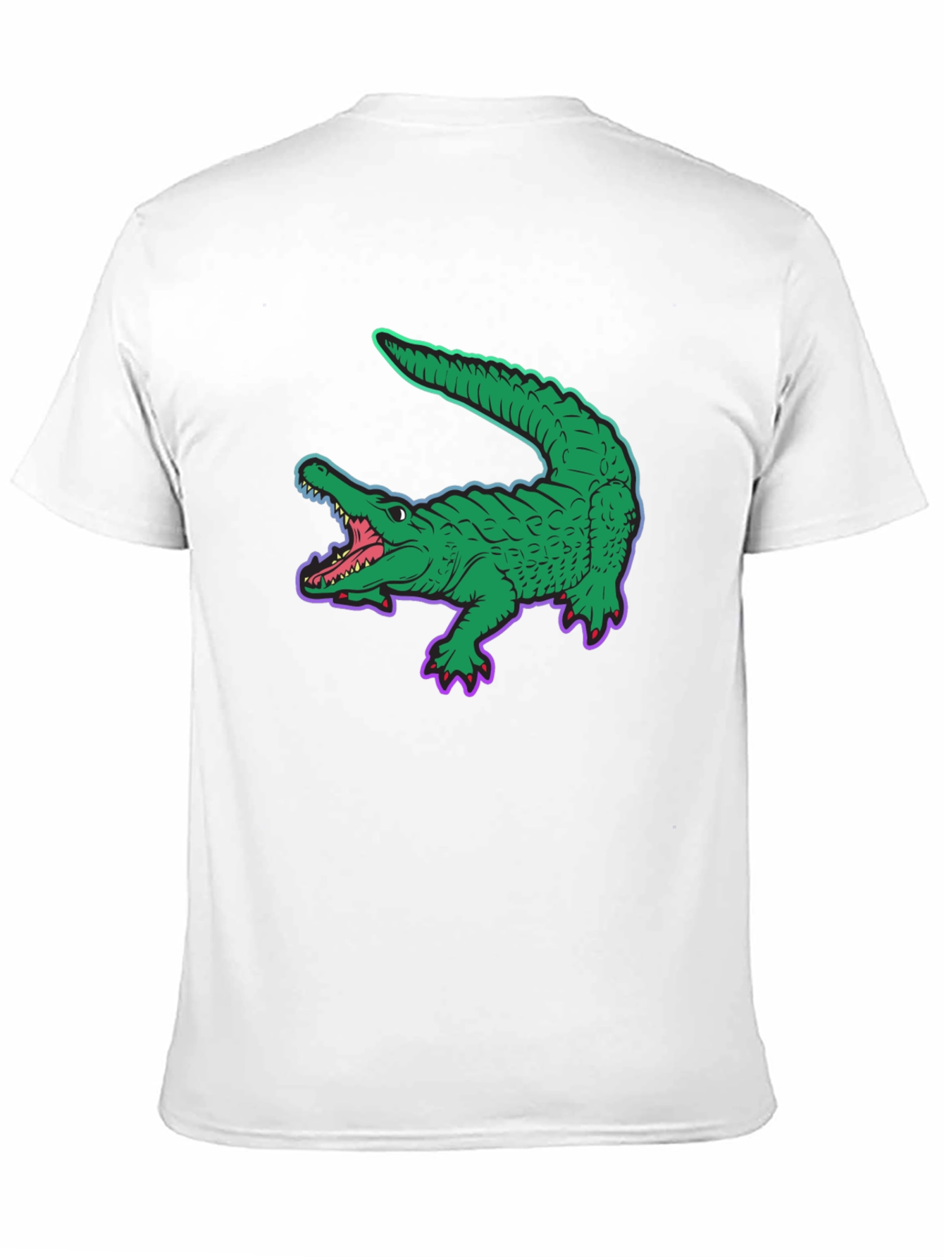 Cool Crocodile Graphic Tee - Black