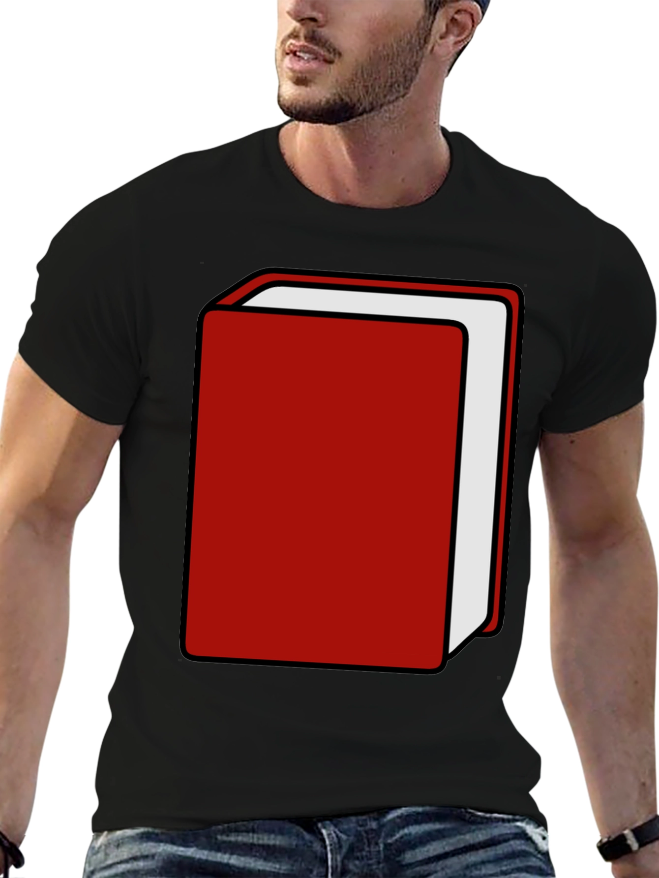 Red Book Graphic Tee - Stylish & Unique Design
