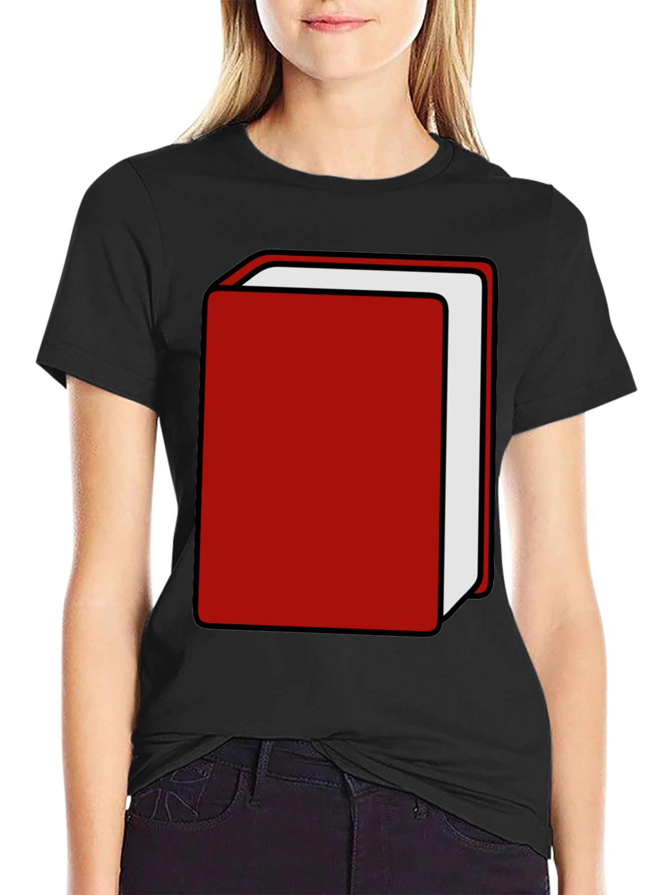 Red Book Graphic Tee - Stylish & Unique Design