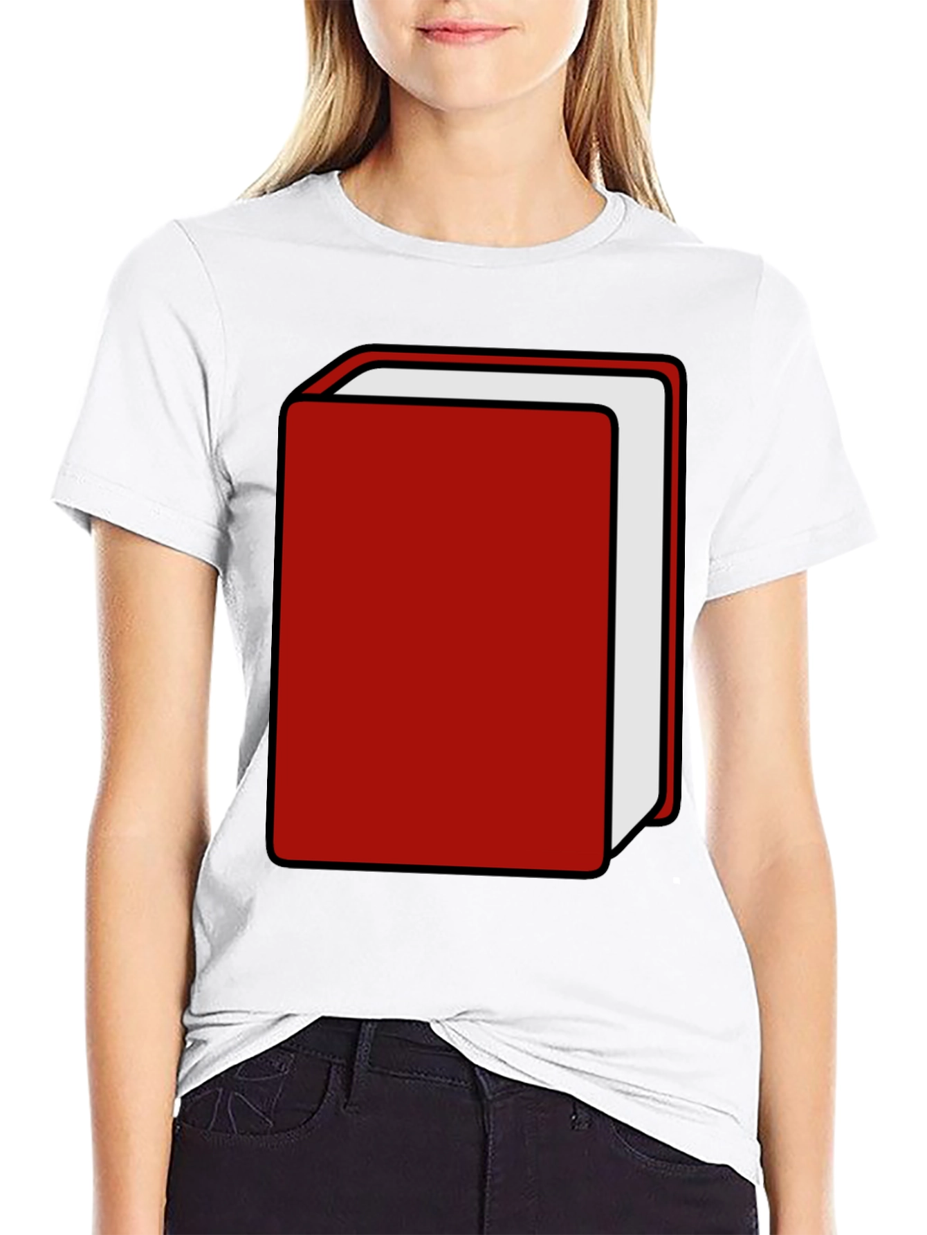 Red Book Graphic Tee - Stylish & Unique Design