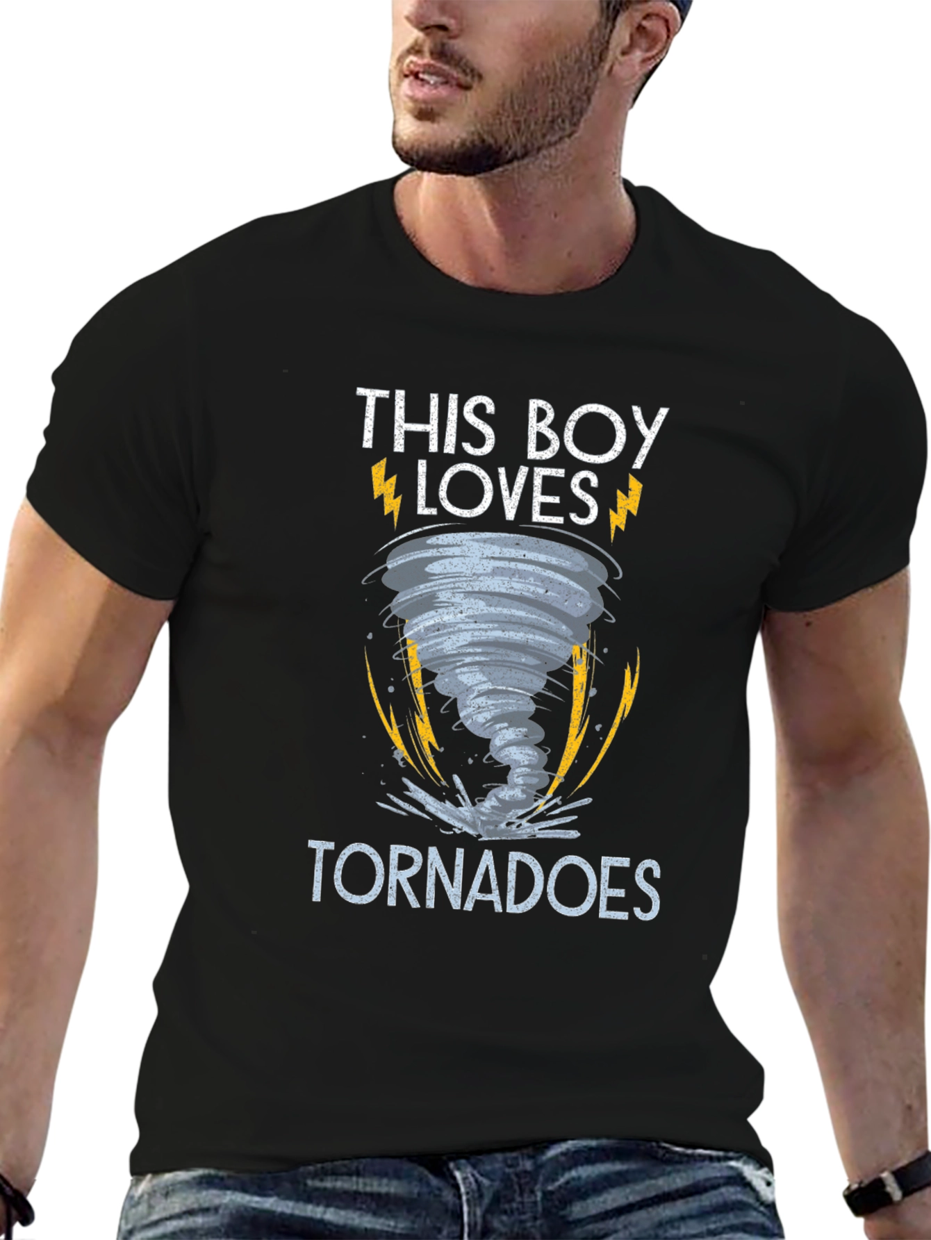 Tornado Lover Mens Graphic T-Shirt - Weather Enthusiast